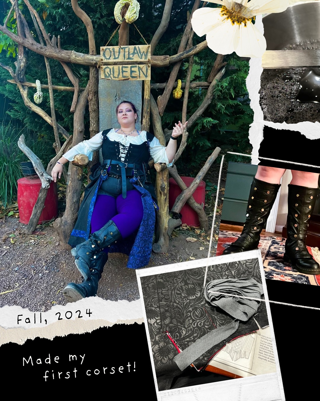 In the past year, I’ve taken on a few costume projects and want to share them cause I’m super proud.
Last fall I made my first corset as well as a pair of boot covers and a skirt for the Pennsylvania Renaissance faire. It’s currently one of my favorite outfits I’ve worn to the ren faire, and super comfy.
In May I finished my cosplay of Vash the Stampede from Trigun Stampede (2023) and wore it to Fan Expo Philly. It was my second time attempt to make his prosthetic arm but this one came out amazing and it glows! Plus, I sewed two wigs together which was interesting to say the least.
Currently, I’m working on finishing a new cosplay for Animate Philly and though it’s been a struggle, I’m so proud of what I’ve done.
After that it’s onto a new corset for ren faire this year and probably more costumes after that.
•
•
•
#sewing #costume #cosplay #renfaire #trigun #trigunstampede #vashthestampede #vashcosplay #cosplayer