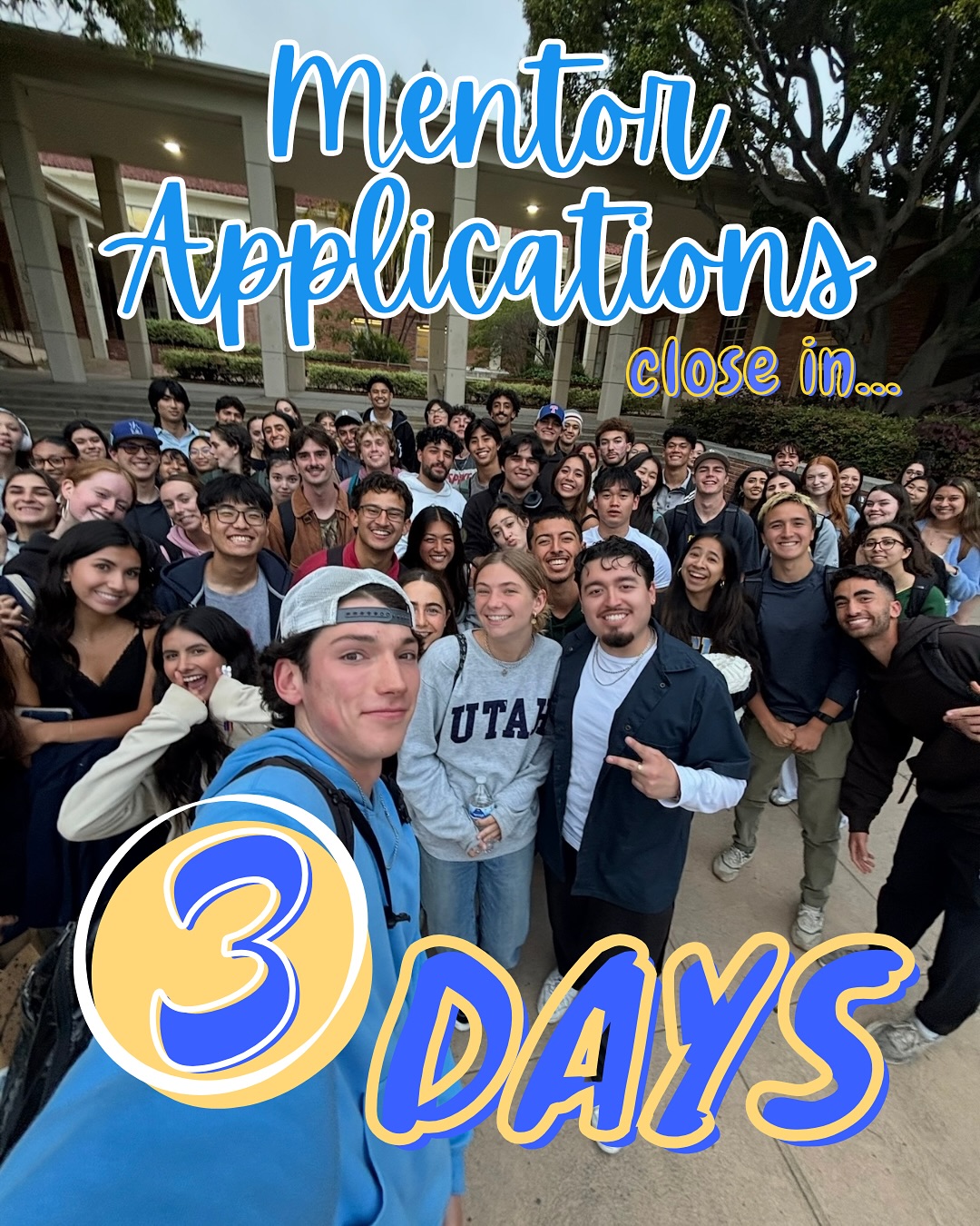 HEY MSHIP!! Mentor applications close in just 3 days! Recruitment is only during fall quarter of each year, so get them in soon!!! Remember, you miss 100% of the shots you don’t take 🚀