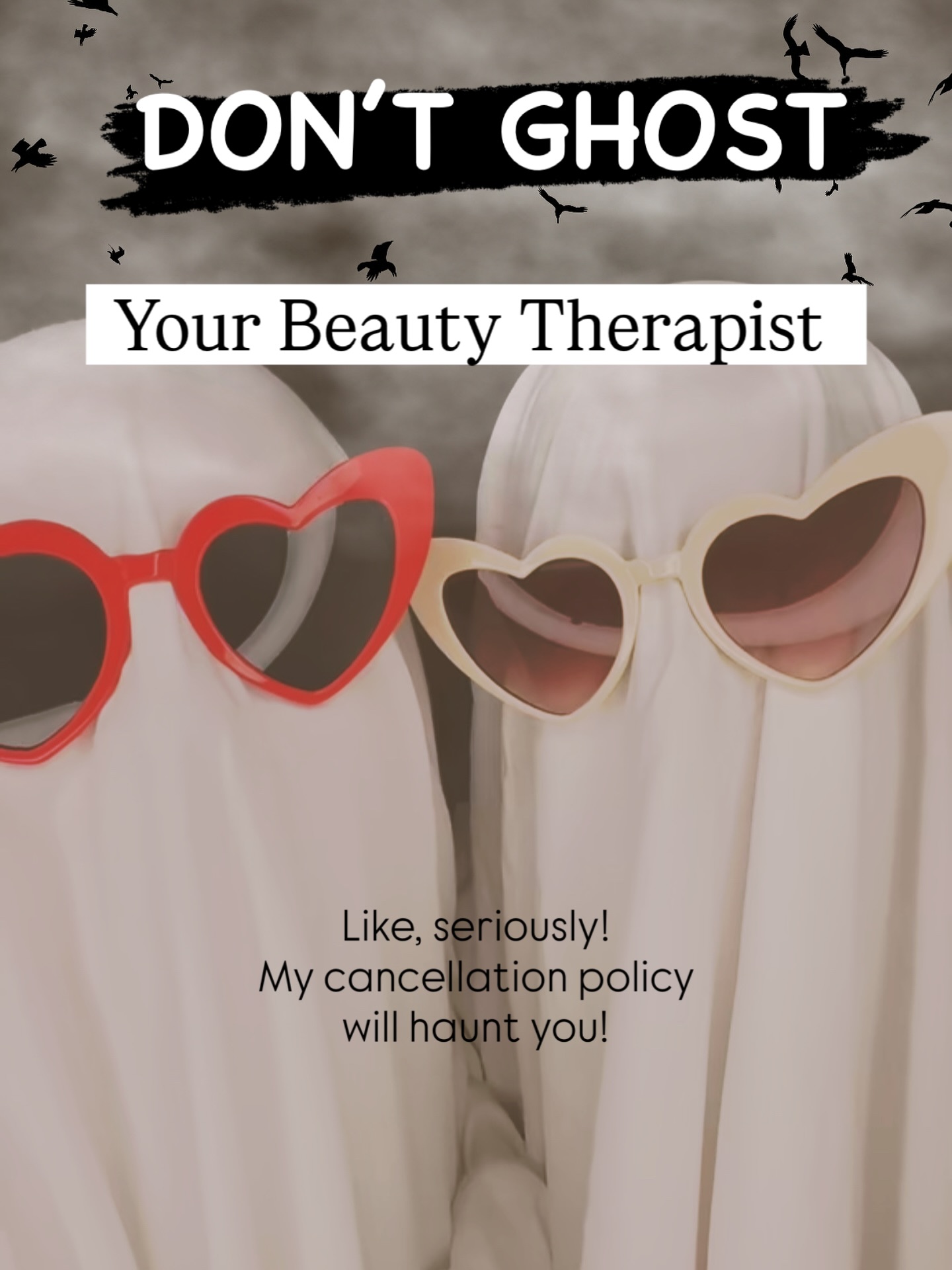 Don’t ghost me babe! 👻
I’m your beauty therapist- not your ex! 😆
👉Book your spooky season glow up now before spots vanish into thin air! 🎃
#halloweenmakeup #hawthornebeautyclinic #brisbanebeautysalons #glowupseason