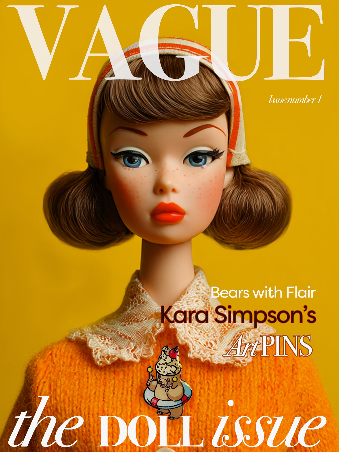 💖📌 Had a little play with #midjourney at the weekend. Had an idea to have dolls modelling my pin badges and until I come upon the right models for the job I thought I’d see what AI would do. Had to make some changes in photoshop as I couldn’t work out how to add the pins and it didn’t do to well with text for some reason. But I like the results. #aidoll #artpin #indieart #artmerch 🍭