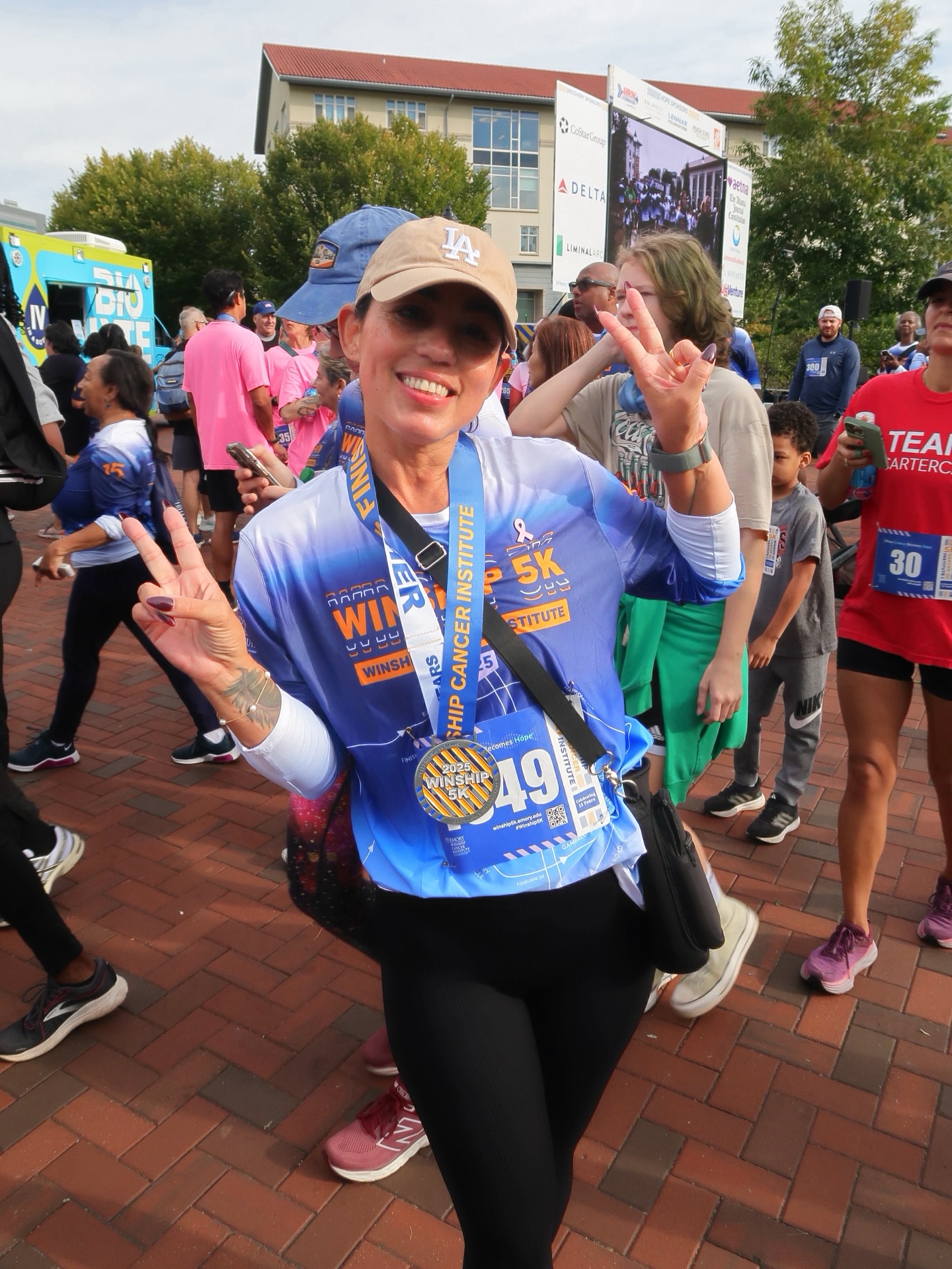 I ran my first 5K today with my besties @faithstjules and @brittanyjjones and I loved every second of it. Last year I couldn’t have imagined doing it. My knees always hurt, I had no energy, I was having hip pain and now I feel strong 💪🏽 healthier and have so much more energy. Taking care of myself and getting stronger as go into my 50’s is incredibly important to me. Looking forward to our next one 🙌🏽 of course hubby @norrisdantaford was there cheering us on and getting footage 😂🥰 Happy Saturday Darlings!