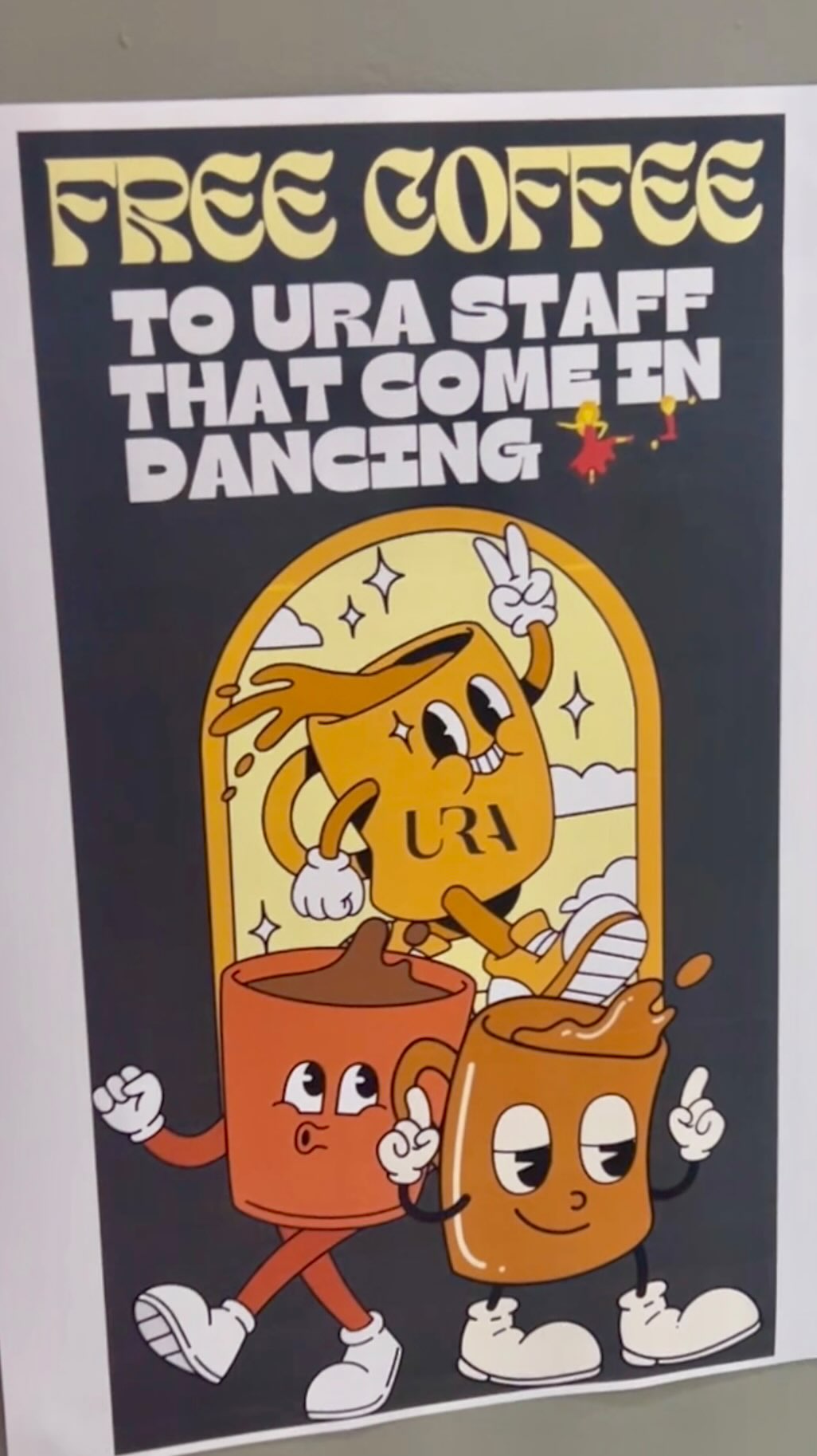 Happy International Coffee Day! What’s a day in the office with no fun ☕️💃🏼🪩