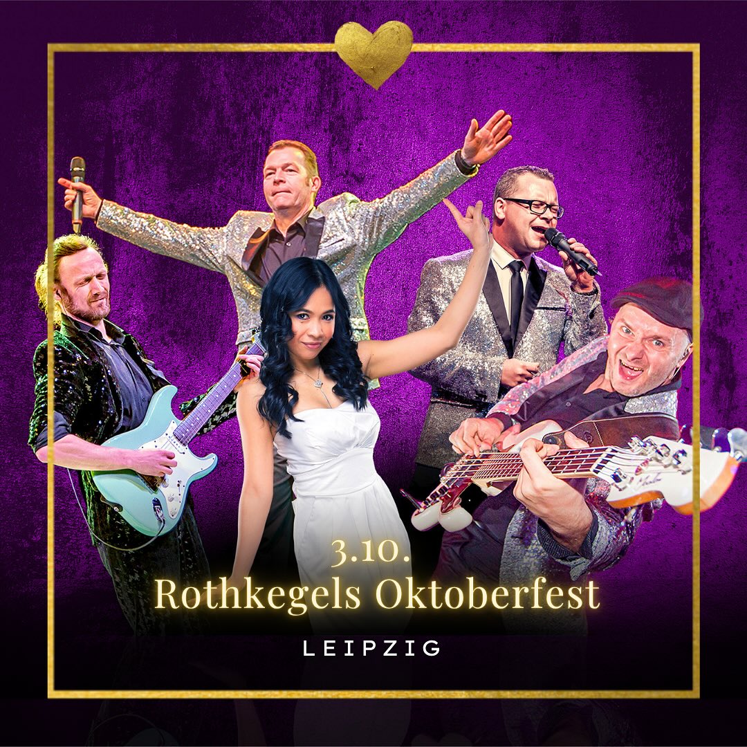 🍺🥨💜 Lasst uns feiern: am 3.10. beim 34. Rothkegel R’Oktoberfest 💜🥨🍺! Wie jedes Jahr sind wir dabei: mit Live-Musik von uns ab 18 Uhr und unseren Freunden @the.firebirds
ab 20 Uhr. Karten gibt es noch an der Abendkasse! Das wird ein Fest - bis dahin - eure Nightfevers 💜
@rothkegel_baufachhandel
#NightfeverBandLeipzig #AlltimeDiscoClassics #LiveMusik #Partyband #Galaband #LiveBand #Leipzig #Live #paviinaction