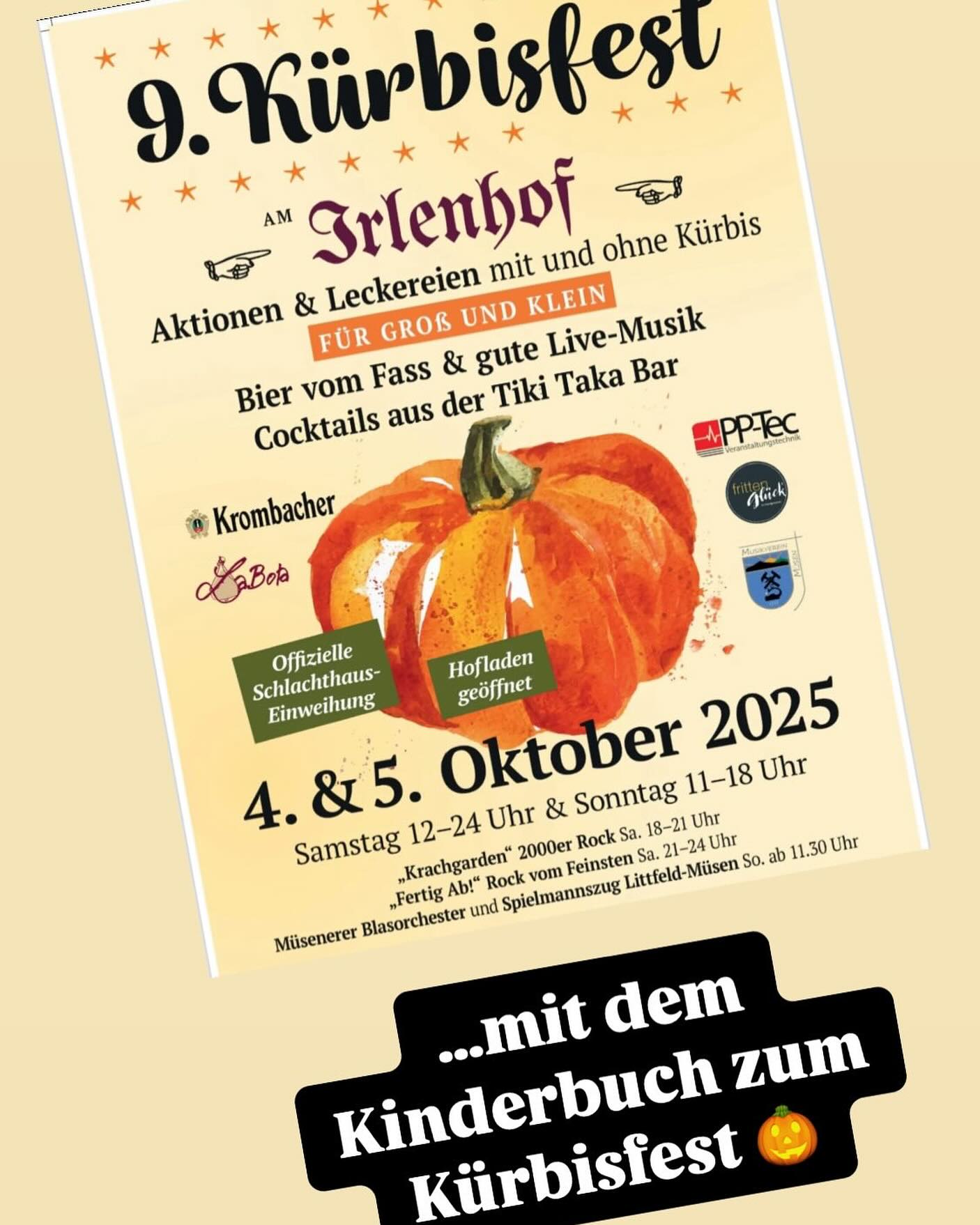 Morgen ist es soweit! Alle Siegerländer Lokalzauber-Bücher gibts im Hofladen! #lokalzauber #ferndorf #irlenhof #kreuztal #siegen #siegerland #siegerländerplatt #siegenwittgenstein #hilchenbach #netphen #weidenau #geisweid #buch #kind #kinderbuch #bauerhof #traktor #visit_siegen