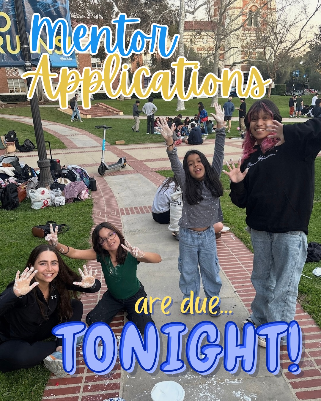 TODAY’S THE FINAL CALL FOR MENTOR APPLICATIONS!! They will close at 11:59PM tonight. We are excited to read your applications and for YOU to join the MSHIP family <3