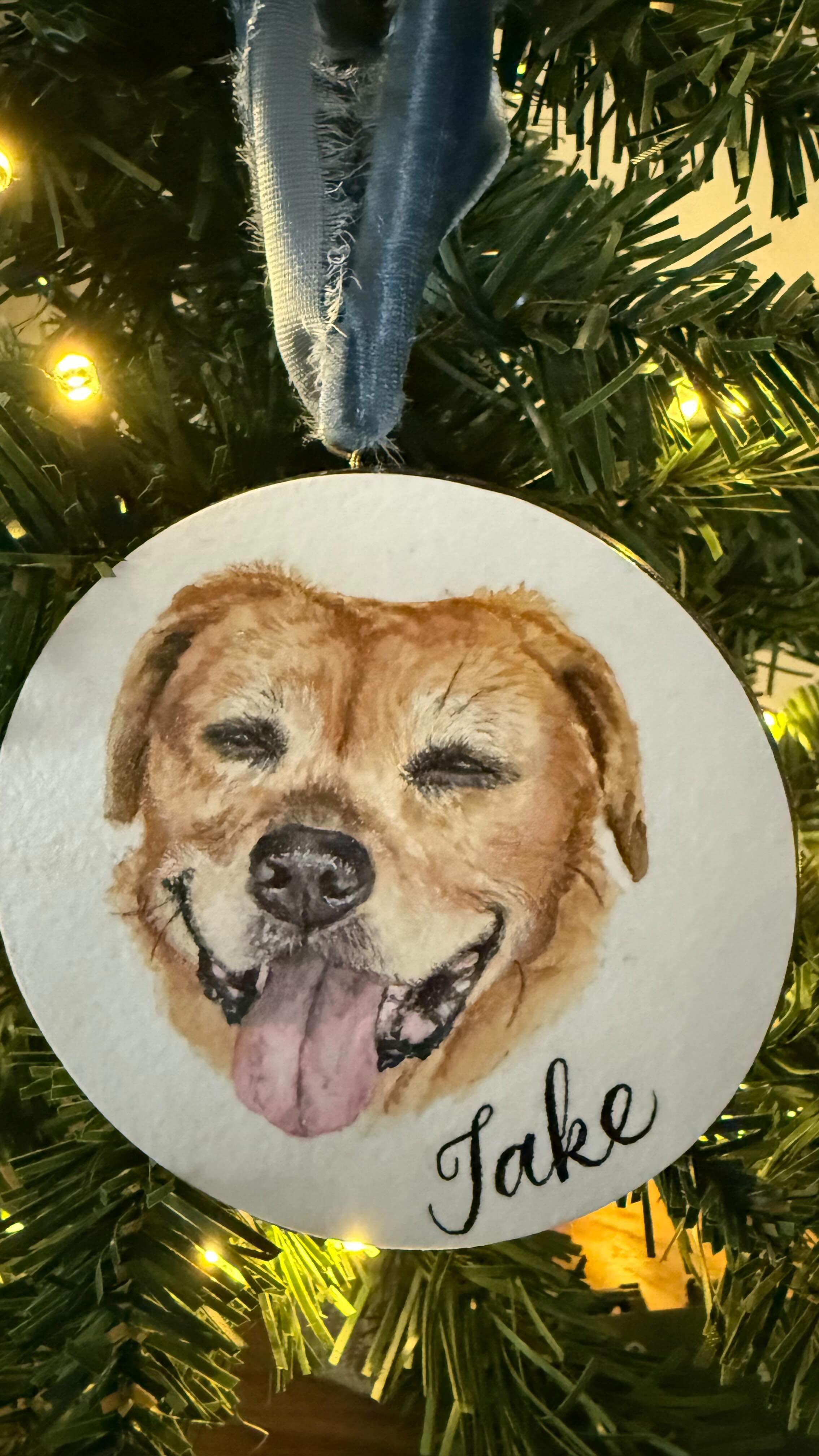 Behind the scenes: Making Custom Pet Portrait Ornaments 🐾❤️🎄