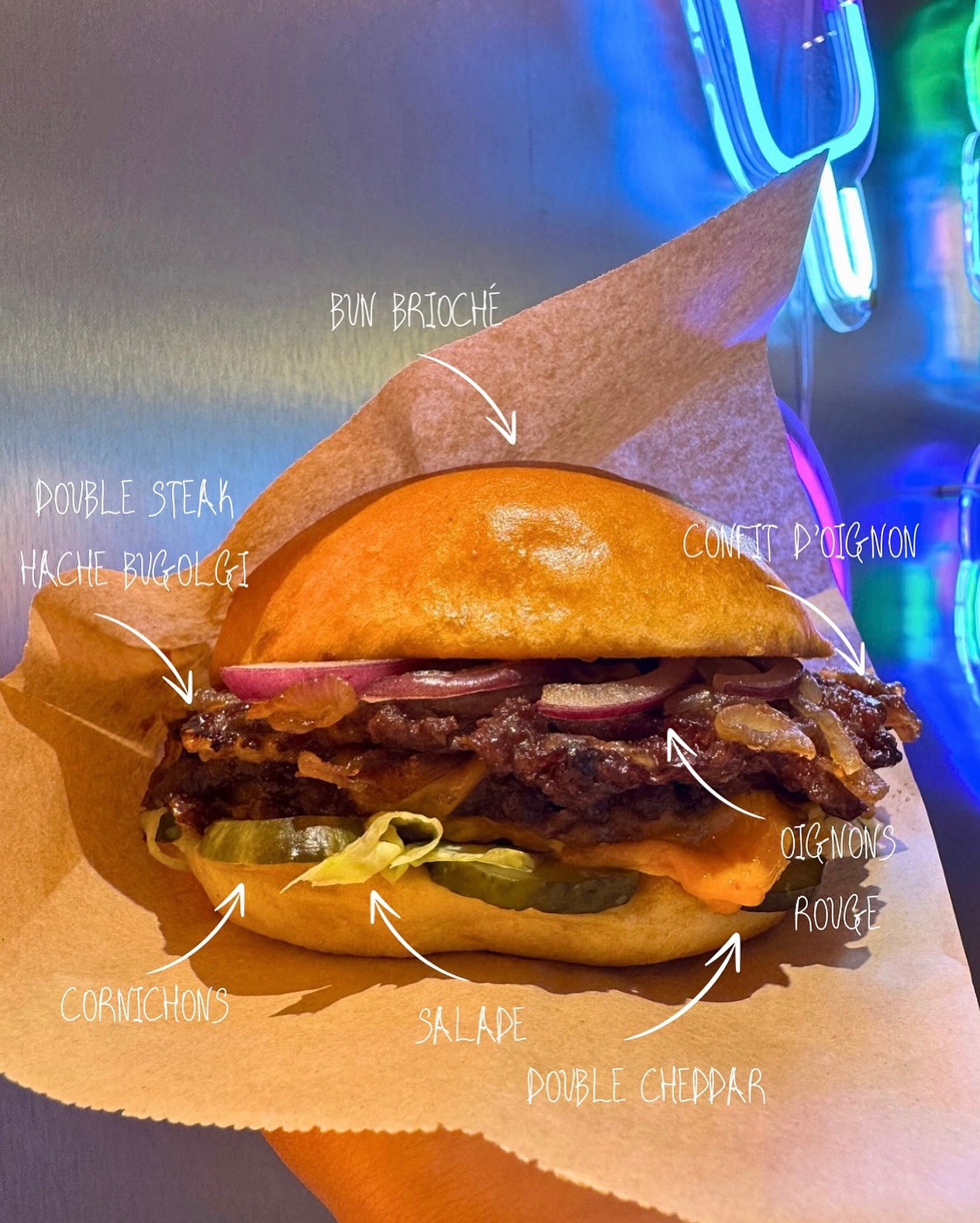 Spoiler alert 🚨 : on vous présente notre fameux bulgogi smash burger. Attention ! Ce burger crée une dépendance dès la première bouchée 🤤
Prêt(e)s à croquer le premier ? 👀
#restaurant #paris #foodinparis #streetfoodinparis #parisfoodie #smashburger #bulgogi #kimchi #streetfood #koreanchicken #koreanfoods #pouletfrit #meokja #letseat #letsmeokja #bulgogiburger