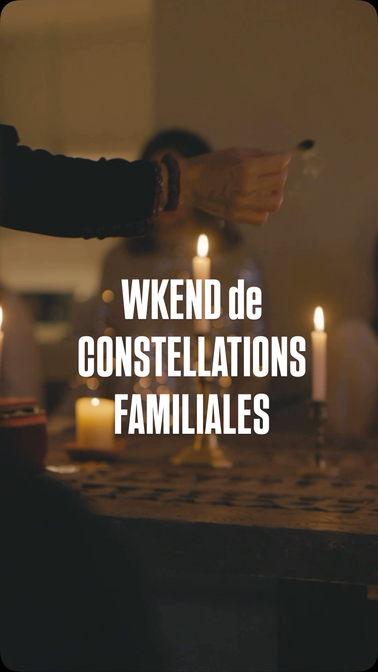 Week-end de Constellations Familiales, 14-16 nov ✨
@domainedelalochetiere dans le Perche à 1h30 de Paris 📍
Deux jours pour libérer les mémoires transgénérationnelles et transformer vos schémas répétitifs !
👉 Commentes « WKEND » pour recevoir le lien d’inscription !
#Constellations #constellationfamilialeetsystémique #psychogénéalogie #transgenerationnel #devperso