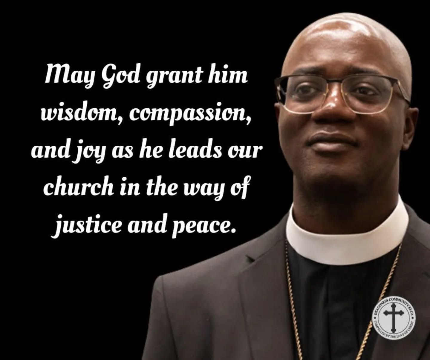 Prayer for Bishop Yehiel Curry’s Installation
God of all creation,
we give thanks that your Spirit gathers and guides the church.
Today we celebrate the installation of Bishop Curry into the call he has received to serve as Presiding Bishop of the ELCA.
Grant him wisdom that listens,
courage to speak truth with love,
and compassion that uplifts the weary.
Surround him with companions in faith,
encourage him with signs of Your Spirit,
and sustain him with joy in the work of the gospel.
Lead our church through his ministry
toward justice, peace, and a love that knows no bounds.
Through Christ our Lord,
Amen.
#ELCA #DeaconessCommunity #FaithInAction #JusticeAndPeace
Re-post @elcadeaconess