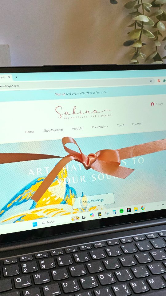 It’s here! 🎉 I am so excited to finally introduce my brand new website: SAKINAFAYYAZ.COM 💫
This has been a true labour of love! A space where you can:
🖼 Discover my original paintings and collections
🖌 Commission a piece that’s made just for you
🤍 Shop meaningful art that brings peace and joy to your walls.
I wanted to create a space that feels like me: colourful, soulful, and welcoming ✨
👉🏼 Click the link in my bio to explore the site, shop paintings, or simply take a look around.
I would love to know which painting speaks to you the most? Let me know in the comments! 💭
