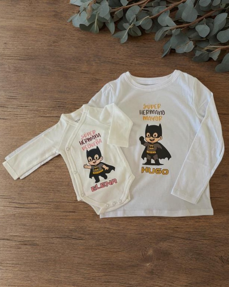 🎁 DETALLE PARA HERMANO MAYOR 🎁
¿Quieres sorprender a tu hij@ mayor en el nacimiento de su hermanit@?
Este conjunto de camiseta y body estoy segura que le va a encantar 🥰
#detallespersonalizados #ideashermanomayor