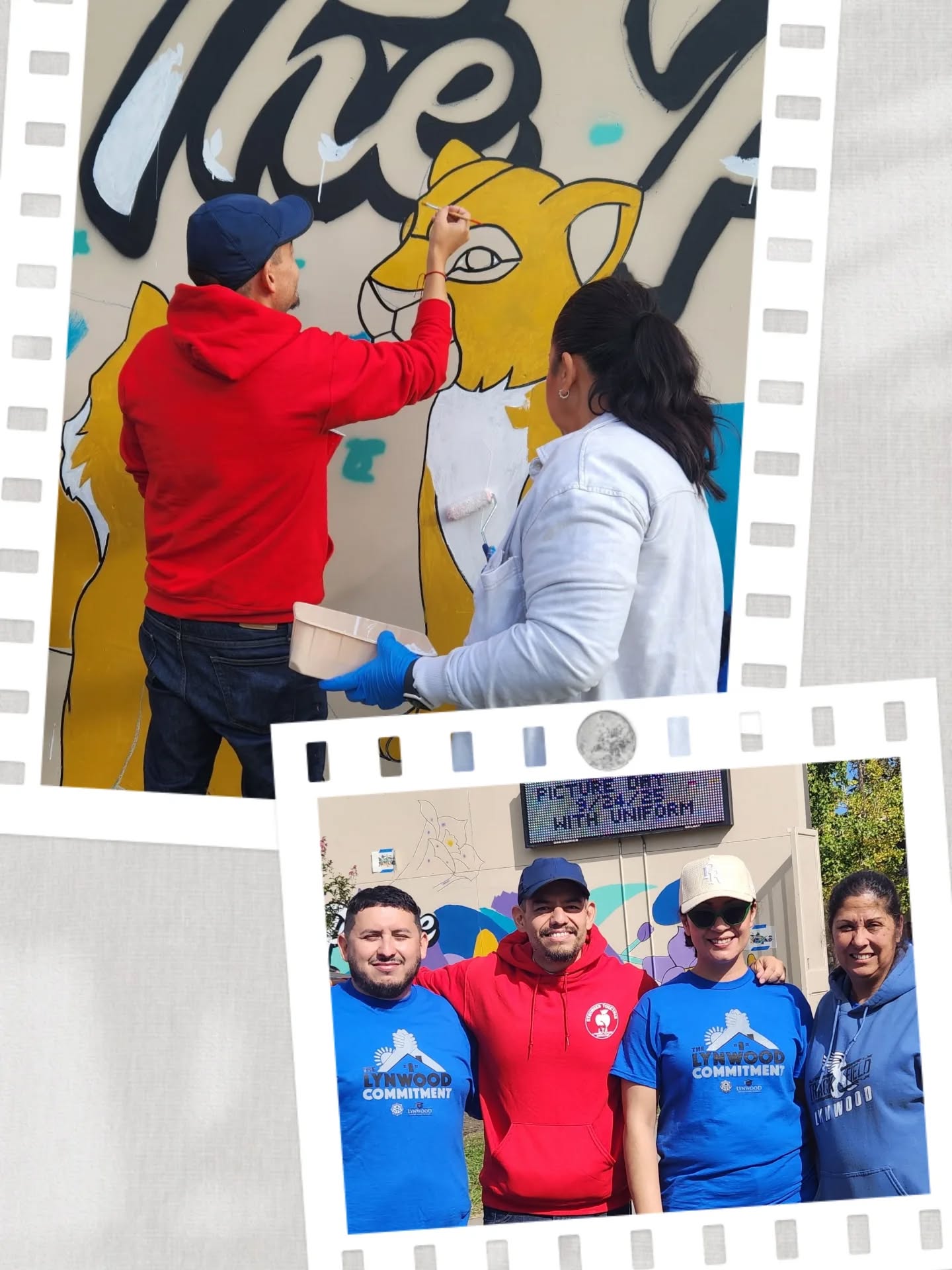 LTA members volunteering at the Community Clean-up event at Lugo Elementary #StrongerTogether #WeAreCTA