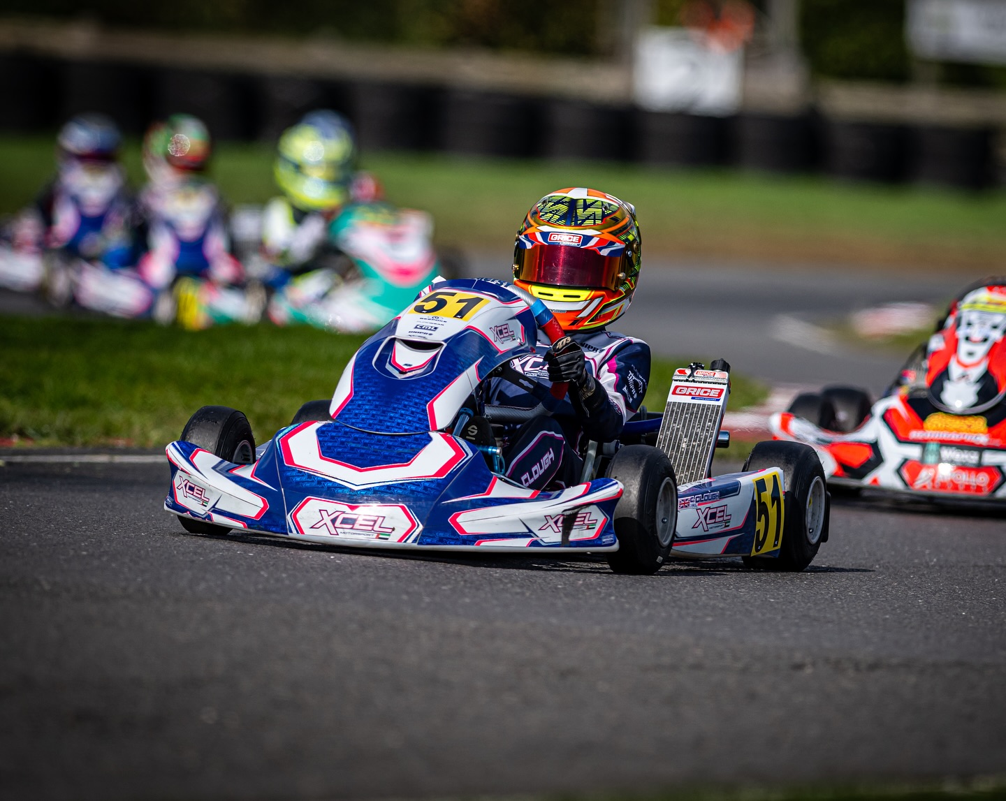 Double podium at Whilton Mill 🥇🥈
Batch had a dominant weekend in the restricted class once again, taking a strong victory to add to his tally!
Clough had a strong weekend throughout, eventually converting his front row start to P2 at the flag! Owen and Pattison also rounded out their weekend in the top 10, Owen gaining 3 into P8 and Pattison in the top 6 before a penalty, despite starting from the back of the grid! An unfortunate DNF for Sarlas after racing at the front throughout the weekend.
House climbed up 12 into P11 of the junior final, despite only his second race weekend in the class, showing strong pace of a top 10 result to come soon!
#Xcel #XcelMotorsport #karting #whiltonmill