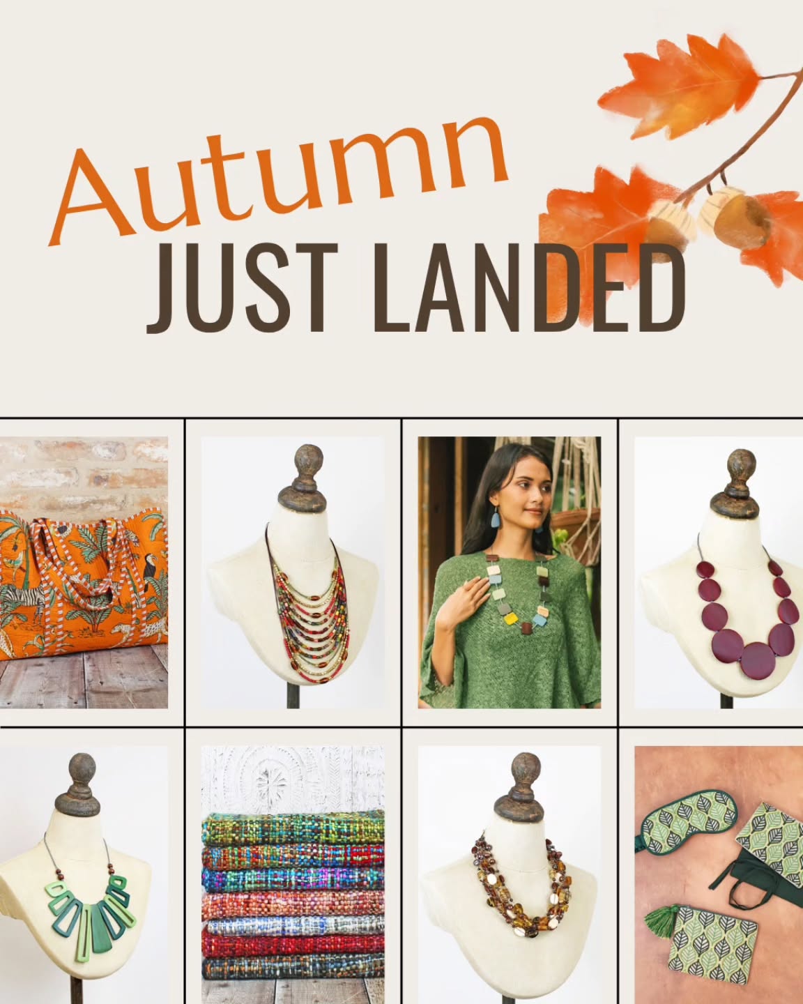🍂 New Autumn Arrivals Have Landed 🍂
Step into the new season with bold & vibrant fashion jewellery, elegant gold & silver plate, cosy scarves, eye-catching bags, and quirky handmade homewares – all freshly added to the site! Autumn never looked so good!
Whether you're treating yourself or finding the perfect gift, there’s something beautiful waiting for you.
Shop now & enjoy 10% off with code: HELLO10
#quirkyjewellery
#handmadejewellery
#shopsmalluk #colourfulstyle #colourfuljewellery #supportsmallbusinessesuk #shoplocalnewark #quiltedtotebags #upcycledaccessories #jewelleryonlineuk #fashionjewelleryuk