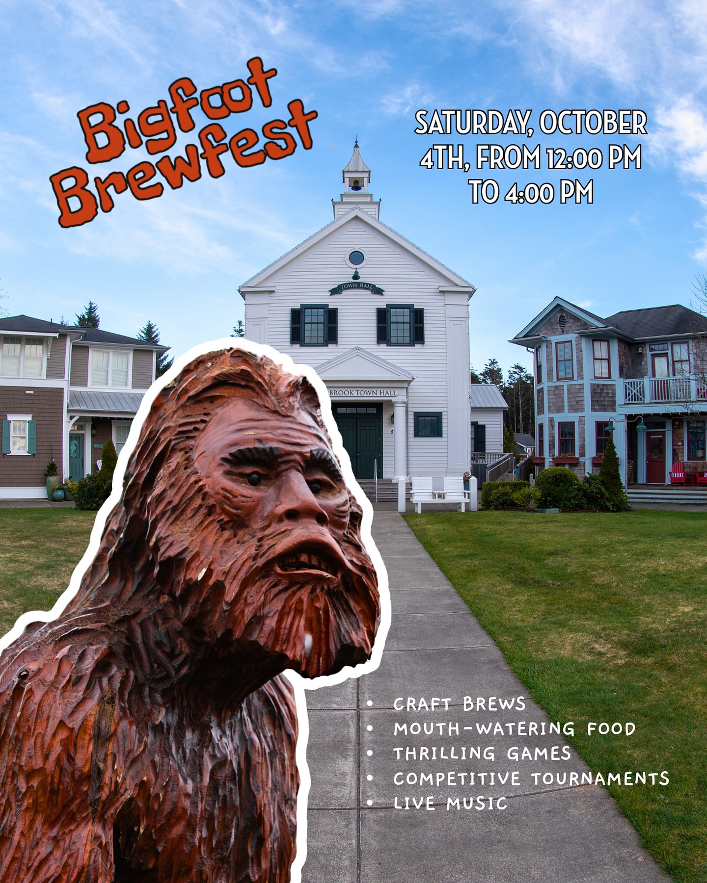 Legend has it, Bigfoot roams these woods… But this time, he’s bringing beer. 🍺🌲👣
Join us THIS SATURDAY for Bigfoot Brewfest: craft pours, live tunes, and that electric coastal fall energy only the PNW can deliver.
#pnwbrews #pnwlife #pnwadventures #bigfootbrewfest #washingtoncoast