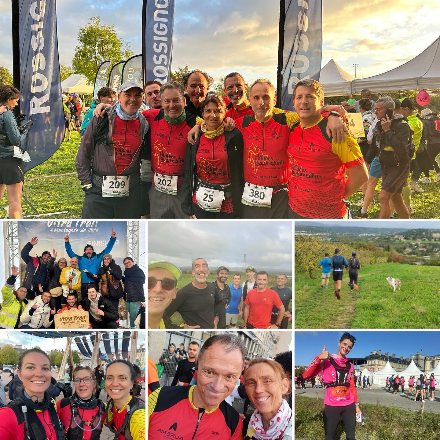 🏃♀️ Les Foulées de Beauregard sur tous les fronts !
Ce week-end, nos adhérents étaient présents sur :
⛰️ l’Ultra Trail du Jura
🎽 le Run in Lyon
🌳 le Trail de Messimy
💗 l’Odysséa Paris