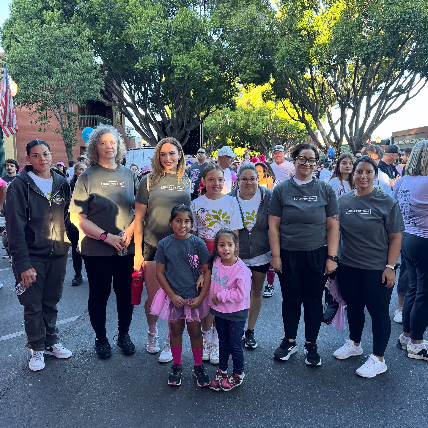 Built For This showing up at the Believe Walk for breast cancer awareness! 💕
Grateful for those who came!!