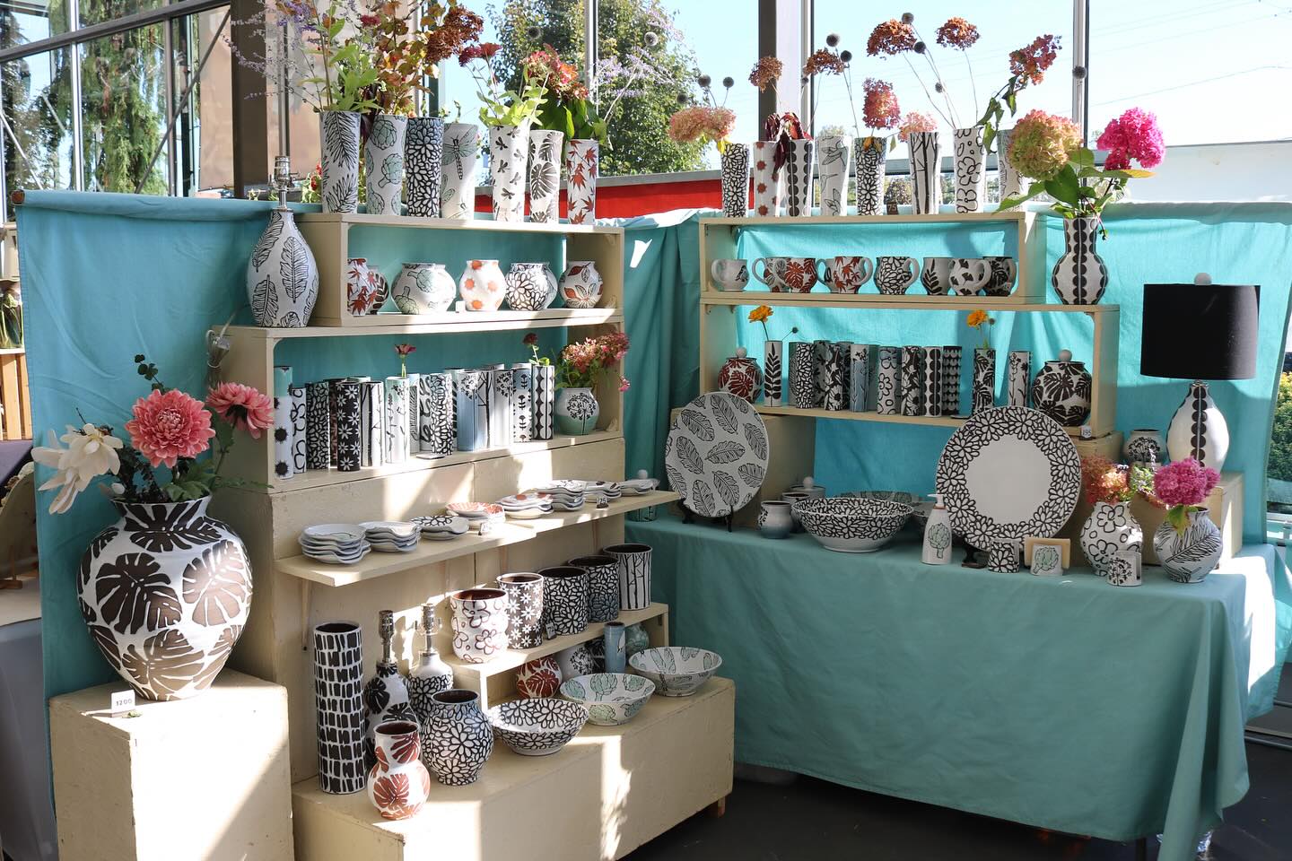 I’ll be at Chuck Hafners Greenhouse in Syracuse today until 4pm for an all pottery show 🏺🏺🏺♥️