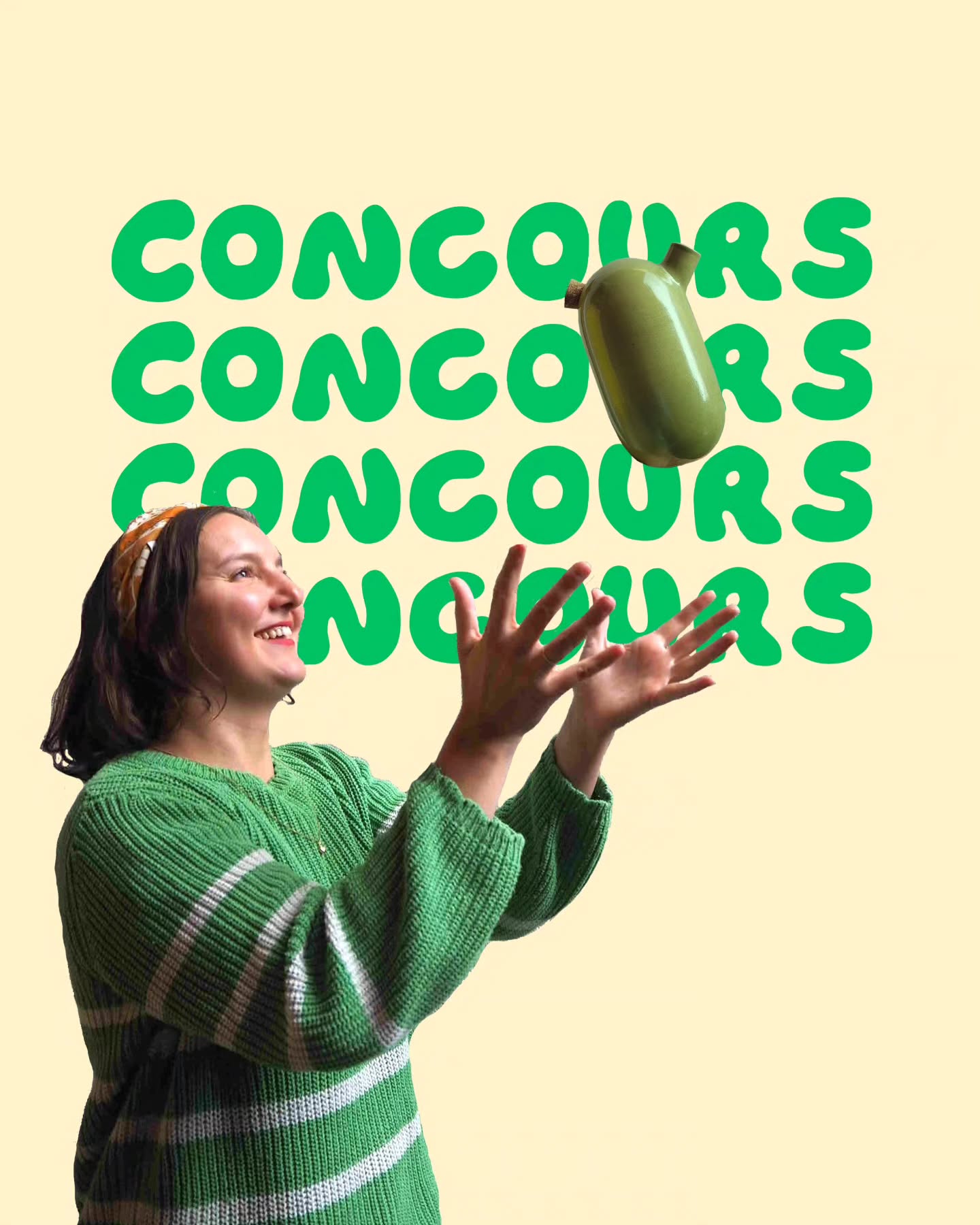 🎂 Azimu fête ses 2 ans, déjà 🎂
Je réalise pas trop le temps qui passe mais en tous cas, je suis très reconnaissante de vivre ma vie d'azimutée au fil des années 💚 En partie grâce à vous !
Pour l'occasion, voilà une petite surprise pour vous remercier d'être une commu en or : un concours pour tenter de gagner ce joli lot, parfait si vous êtes in love du fait main et du vert à gogo 🫒
- 1 petit pichet 2 personnes
- 2 tasses à café, texturée + mouchetée
Pour participer, il faut juste :
💚 liker ce post
🍏 suivre mon compte @azimu.ceramique
🫶 tagguer 2 personnes qui ont bien besoin d'une citronnade ou d'un lancer de pichet
🌿 partager ce post en story en bonus
Envoi postal partout en France, et résultat le 12 octobre en story ! Bonne chance les zigotos 🍀