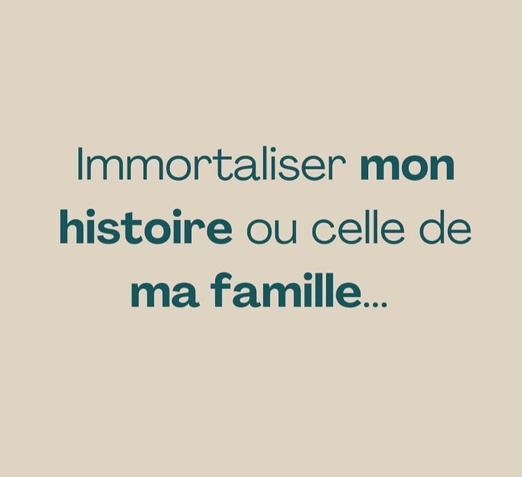 Rien ne vaut la vie… chacune est unique et mérite d’être racontée.
Contactez-moi pour en savoir davantage.
#ecrivainpublic #memoire #transmission #recitdevie #ecriture