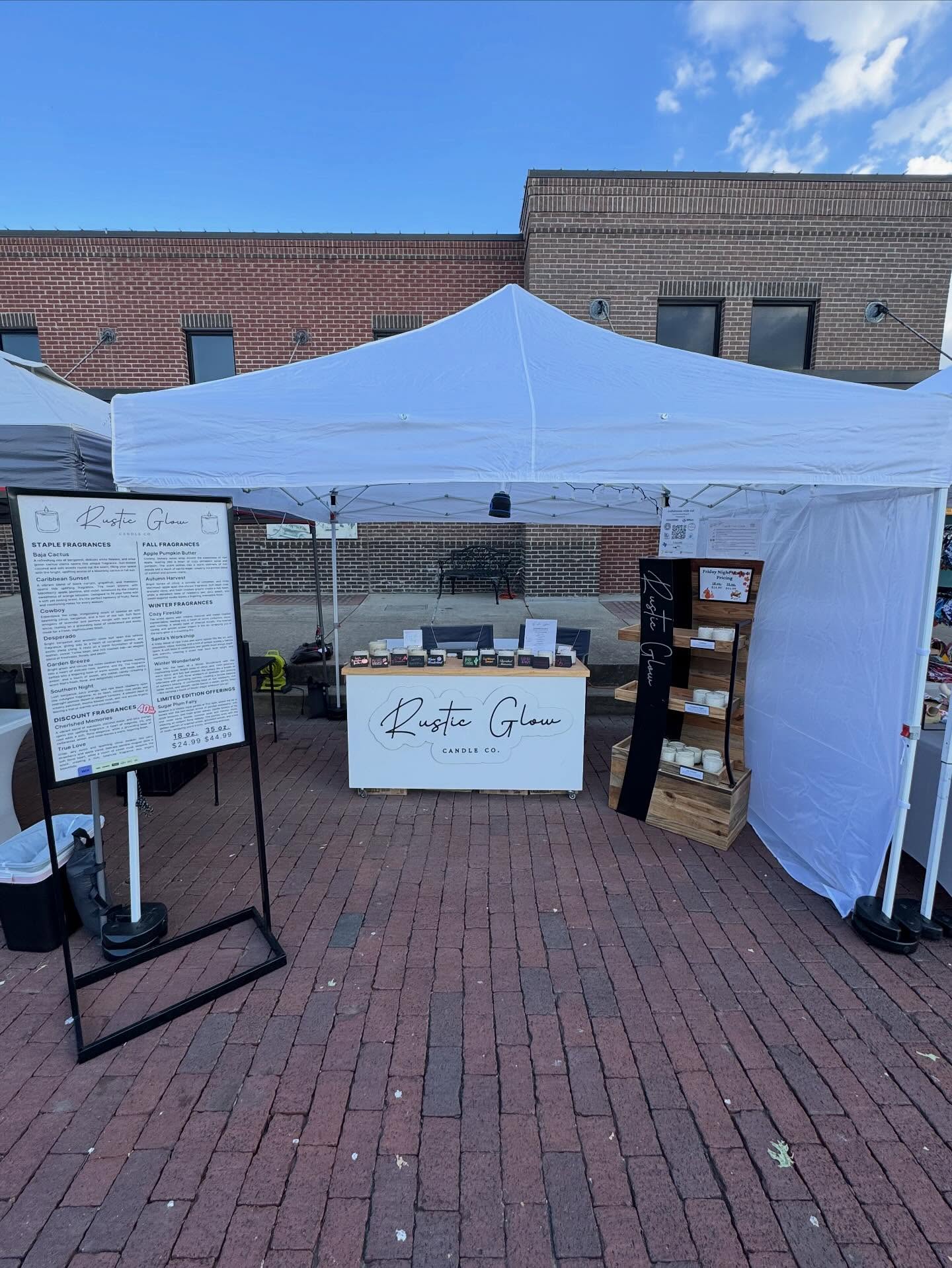 We are here in Celina Downtown Square from 6-9 PM. Come on out, smell some candles and have a great time!