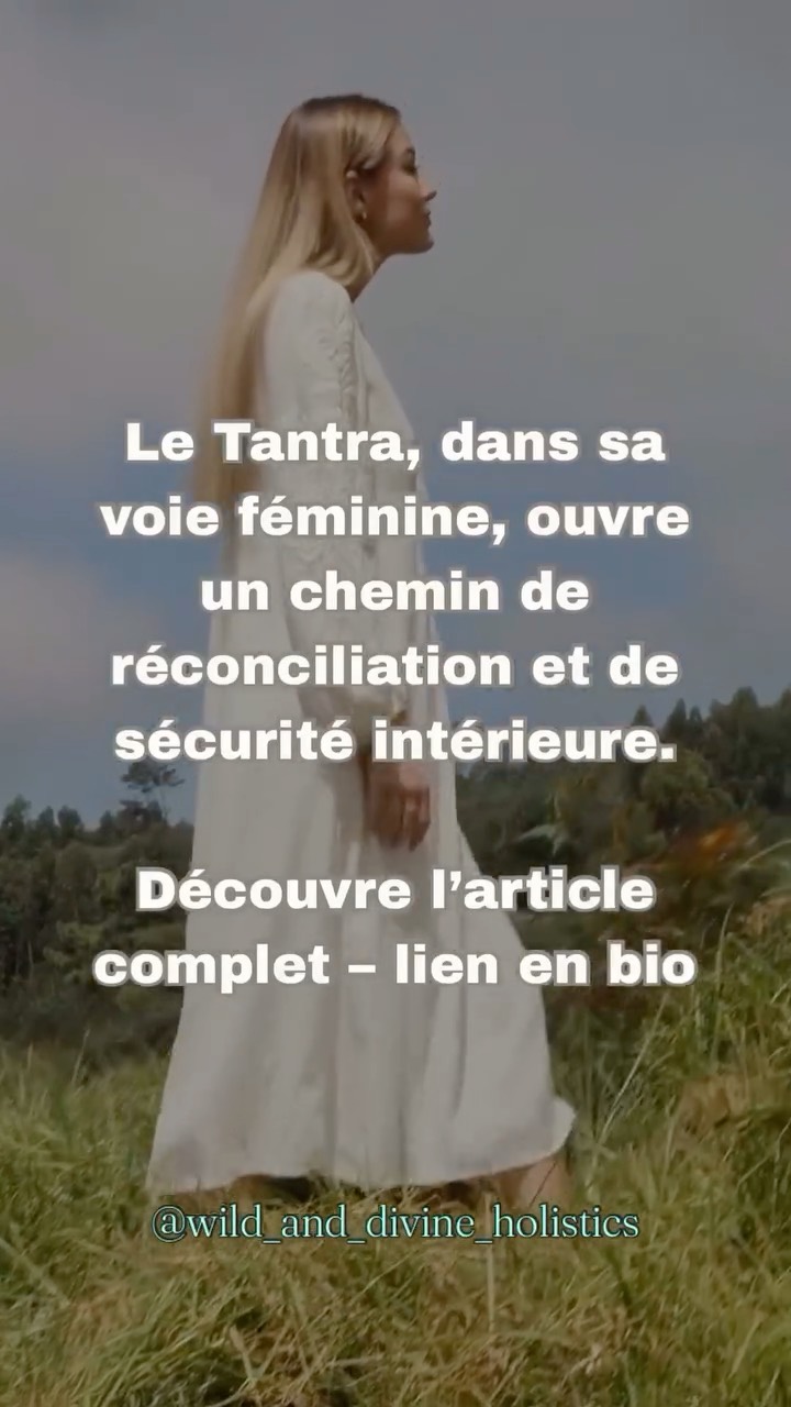 Et si la guérison du trauma passait par la voie du féminin ?
Une qualité d’accueil, de lenteur, de présence, qui rend au corps sa sécurité et son intégrité. C’est ce que propose le Tantra, et c’est ce que je partage dans mon nouvel article.
Lien du site en bio. — Laisse un commentaire si tu veux que je t’envoie directement le lien de l’article ✨
#Tantra #Trauma #Guérison #SécuritéIntérieure #wildanddivineholistics #SystèmeNerveux