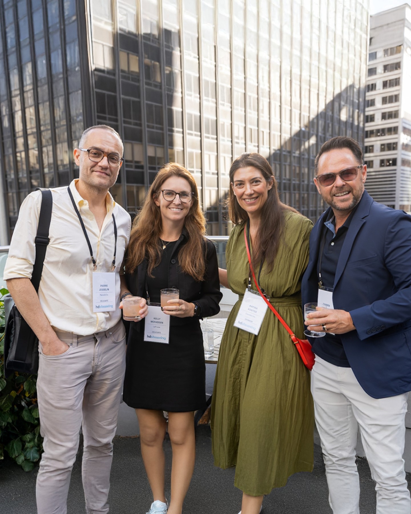 Thrilled to have sponsored Hospitality Design's SiteSeeing bus tour! Our team got an exclusive behind-the-scenes peek at NYC's hottest spots: the Manner, Flyfish Club, and Wall Street Hotel. Pictured (from left to right) are Pierre Josselin of Pierre & Co., Kelly McFadden of Left Lane, and our own Katina Kontos and Darren Hayward.
•••
#CouristanHospitality #HospitalityStrong #HospitalityCarpet #HospitalityDesign #CustomCarpets #CarpetDesign #Custom #HotelDesign #DesignExperts 