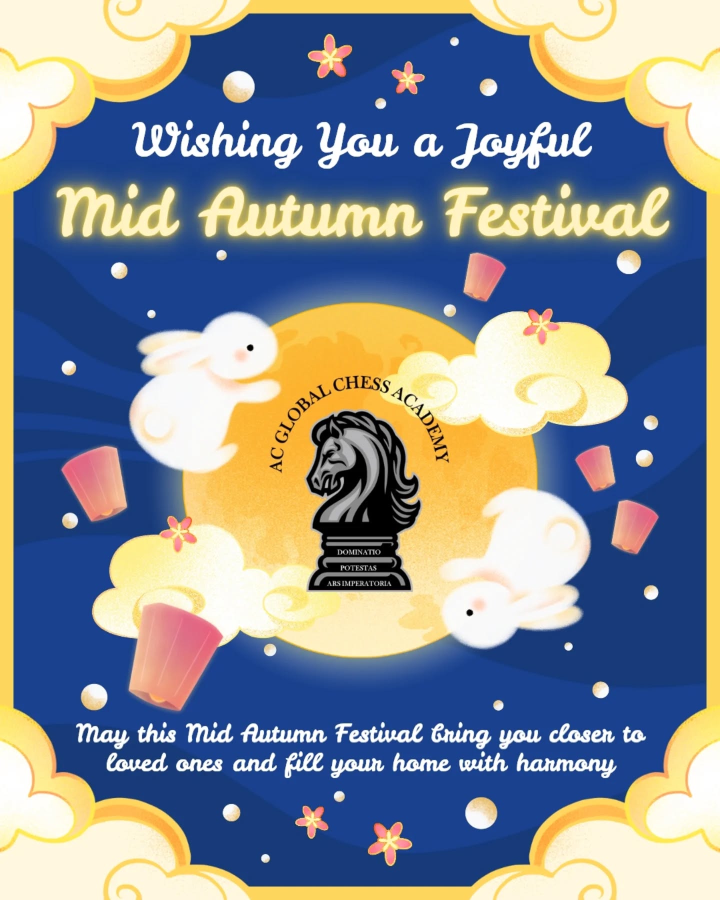 Wishing everyone a Happy Mid-Autumn Festival — may your moon shine bright, your tea stay warm, and every move in life feels like a winning game of chess. 🌕♟️ Balance, strategy, and harmony — that’s the true checkmate of the season.
#acglobalchessacademy #chessnotcheckers
#babygenius #lovechess
