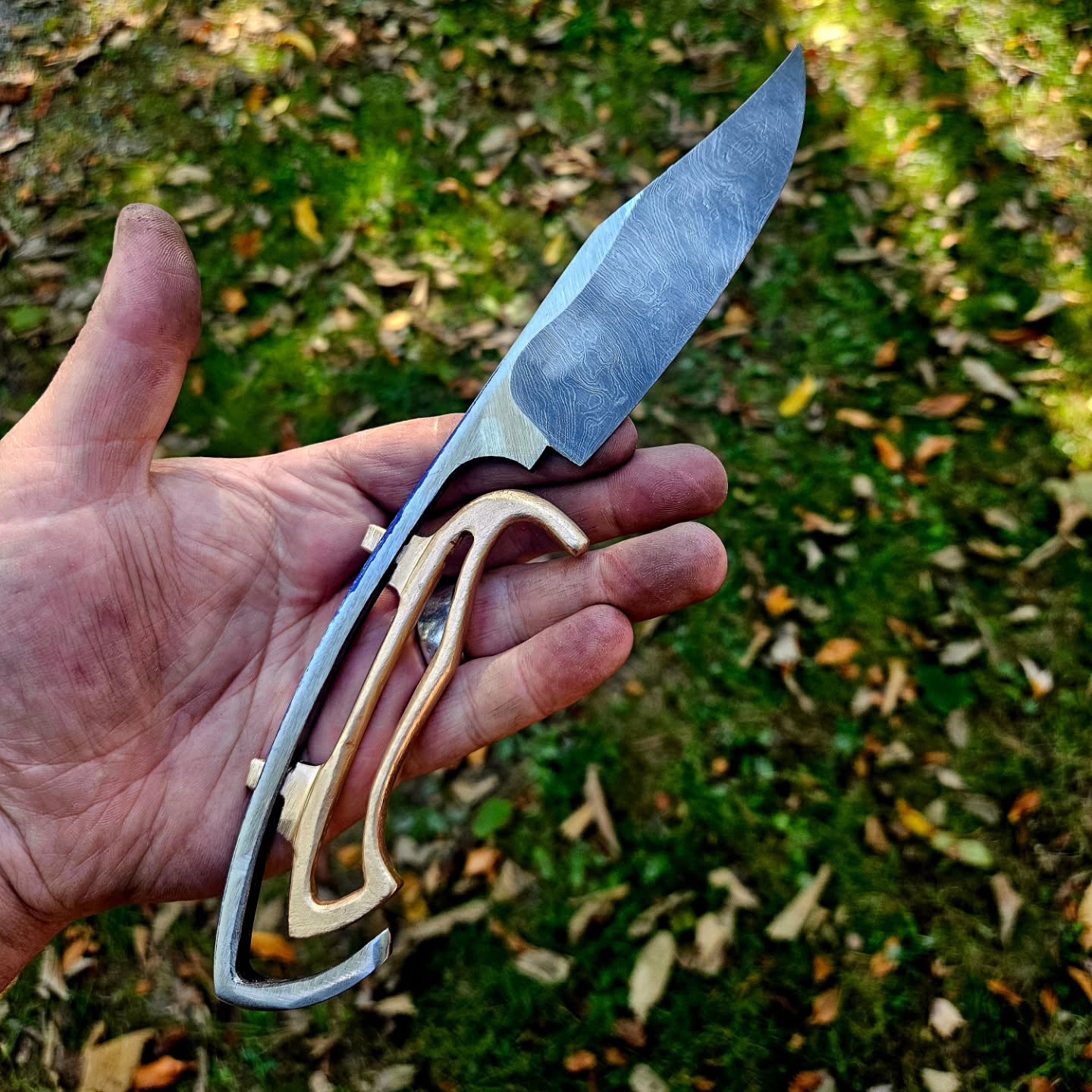 The first very rough fit up worked, now to heat treat the blade, fingers crossed no warps.