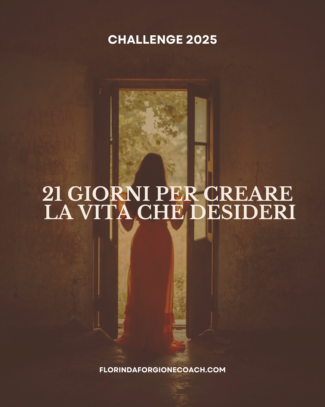 🌸 21 giorni per creare la vita che desideri 🌸
Questa challenge è il tuo invito a trasformare i desideri in azioni, giorno dopo giorno.
Un percorso di 21 giorni fatto di ispirazione, strumenti pratici e piccole rivoluzioni quotidiane.
✨ Nei prossimi giorni ti svelerò i bonus speciali che renderanno questa esperienza ancora più unica.
🔗 Vuoi ricevere subito il link per entrare nella challenge?
Scrivi nei commenti CHALLENGE e ti invierò tutte le informazioni oppure visita il mio sito florindaforgionecoach.com/corsi
#21giornipercrearelavitachedesideri #thewomansmethod #crescitafemminile #vitaconsapevole #mindsetfemminile #evoluzionepersonale #ritualidibenessere #donnaconsapevole #trasformazionepersonale #nuovoinizio