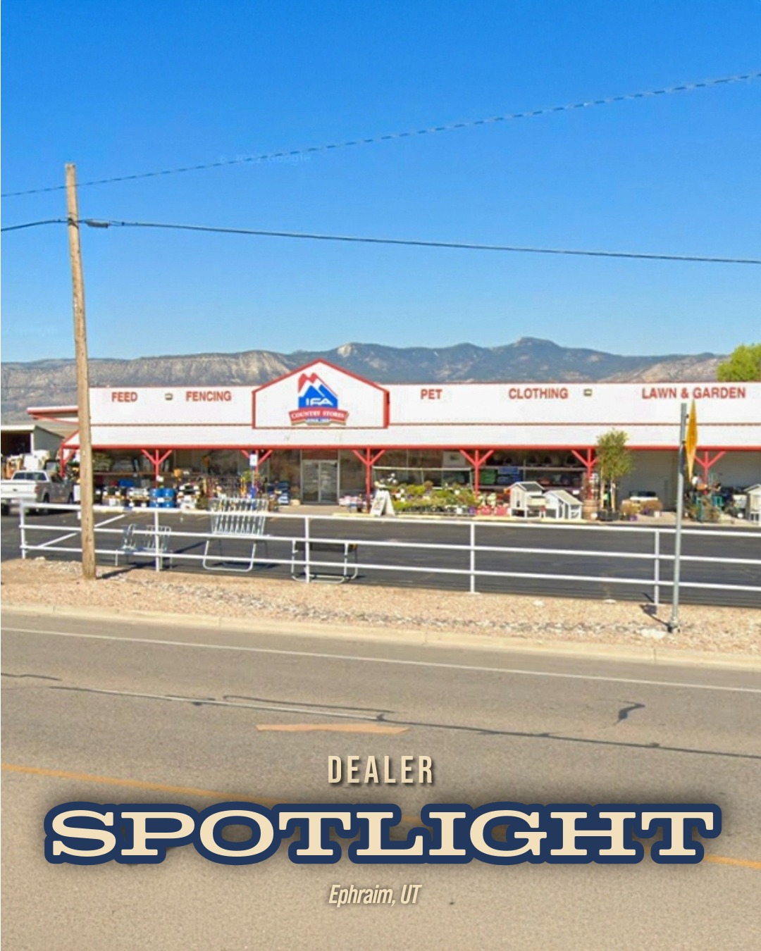 DEALER SPOTLIGHT โจ
This week's dealer spotlight is the @ephraim.ifa in Ephraim, UT! Make it your one-stop shop for all of your livestock containment needs. Visit them today to purchase any of our products!
๐ 460 S Main Street, Ephriam, UT 84627
๐ 435-283-4529
#PTIStockYard #IFA #dealer #DealerSpotlight