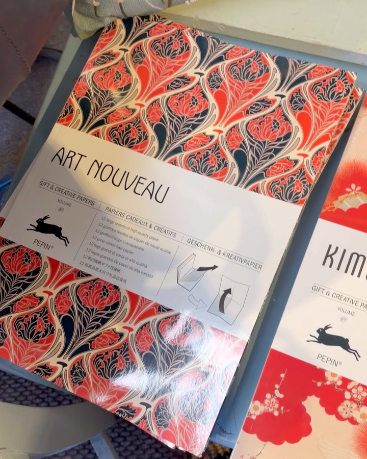 12 large beautiful sheets of high-quality paper, so many applications! you could wrap something or. use them as drawer liners, many ways to use these lively papers! You could frame them. We’ve sold so many books of these papers! very very beautiful. #paperart #artpapers #craftswithpaper ##mainstreet #middleburyvt