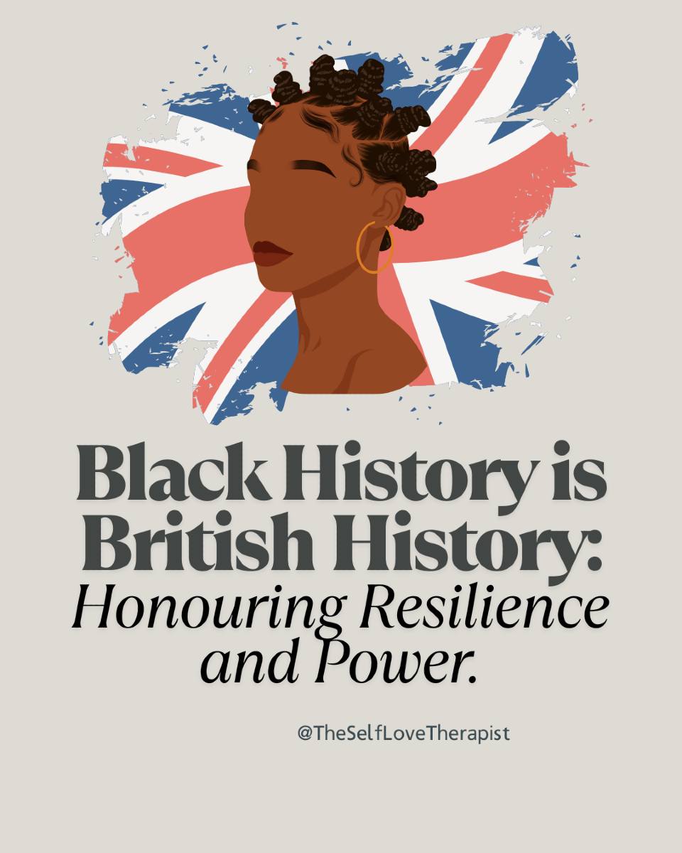 We heal in community, and we thrive because of those who came before us.
This UK Black History Month, I’m reflecting on the deep threads that connect us — the resilience, the creativity, the love, and yes, the collective grief we’ve carried. Our relationships are never separate from our history. They are shaped by migration stories, cultural traditions, and the survival strategies passed down through generations.
We inherit so much — strength, ambition, values — but also unspoken wounds. And just as our ancestors fought for freedom, dignity, and self-determination, we have the power to break cycles, create emotional safety, and build relationships where we can rest, love, and be fully seen.
Celebrating Black history isn’t just about looking back — it’s about the way we show up for each other now. Every boundary we set, every moment we choose softness over survival mode, every time we allow ourselves to receive love… we are honouring those who paved the way.
This is our history in motion. This is us, healing together.
#UKBlackHistoryMonth #BlackHistoryMonthUK #TheSelfLoveTherapist #BlackJoy #BlackHealing #RelationalHealing #CollectiveHealing #BlackLove #BlackCommunity #BlackExcellence