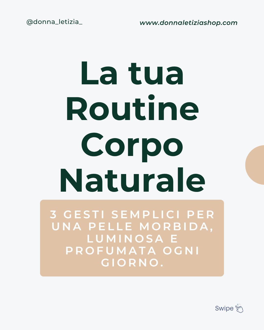 ✨ Trasforma la tua cura quotidiana in un rituale di benessere ✨
Con la Routine Corpo Donna Letizia bastano tre gesti per ritrovare morbidezza, luminosità e profumo naturale sulla pelle. 🌿
🧴 Step 1 — Bagnodoccia all’Olio d’Oliva
Detergi con dolcezza grazie ai tensioattivi vegetali, all’aloe bio e alla malva. Il profumo agrumato dell’arancio dolce risveglia i sensi e dona energia.
💆♀️ Step 2 — Detergente Esfoliante Corpo
Elimina le cellule morte con acqua di fiori d’arancio, salice bio e AHA naturali per una pelle setosa e luminosa.
🌸 Step 3 — Crema Corpo Biologica
Con olio d’oliva bio, crusca di riso e vitamina E: idrata, nutre e protegge, lasciando un profumo fresco e avvolgente di arancio dolce.
💚 99% ingredienti di origine naturale
💚 Certificato AIAB
💚 Made in Italy
📍 Dalle Terre di Toscana, con amore.
🛒 Scopri di più su www.donnaletiziashop.com
#DonnaLetizia #BellezzaNaturale #RoutineCorpo #CosmesiMadeInItaly #CuraDelCorpo #BenessereNaturale
https://www.donnaletiziashop.com