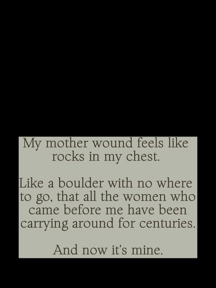 Full passage is on my website JesseOnRecord.com, link in bio🩵
In December of 2024 I left MN to spend 2 months in California. Just before I left, I found my Mother Wound; a heavy, dark boulder that lives inside my chest and weighs heavy on my abdomen.“Any wound but the mother wound” I said to myself, writhing on the couch in my air bnb, crying and gasping for air, “I would take any wound over the mother wound.” The pain is felt beyond any words I could ever find. Heavy in my chest, sick-to-my-stomach, ‘please erase me from the earth”, twisted tight like a towel mid-wringing, physical, cutting pain. Though I may try, it is indescribable.
My mom carries one, too, and her mom, and her grandma and all the generations before.
While I was in California at the beginning of 2025, I held it and wished I could crack it open. I wished I could yank it from my mother’s chest and throw it off a mountain. She may never understand how deep her wounds are or where they came from. She may never have the chance, or the drive, to turn some of the rocks into sand, and it breaks my heart. She didn’t deserve this heavy, silent, gut-wrenching sadness, and neither did I, but this curse wasn’t hers to break. It’s mine.
I wrote this ‘song’ for her. For me, my little sisters and all the daughters and children with sore shoulders from carrying backpacks full of rocks they never asked for. And I wrote the passage below to help me make sense of the insidiousness of the centuries of the existence of these boulders.
#original #motherwound #healing #innerchildhealing #singer #writer #songwriter #jesseonrecord