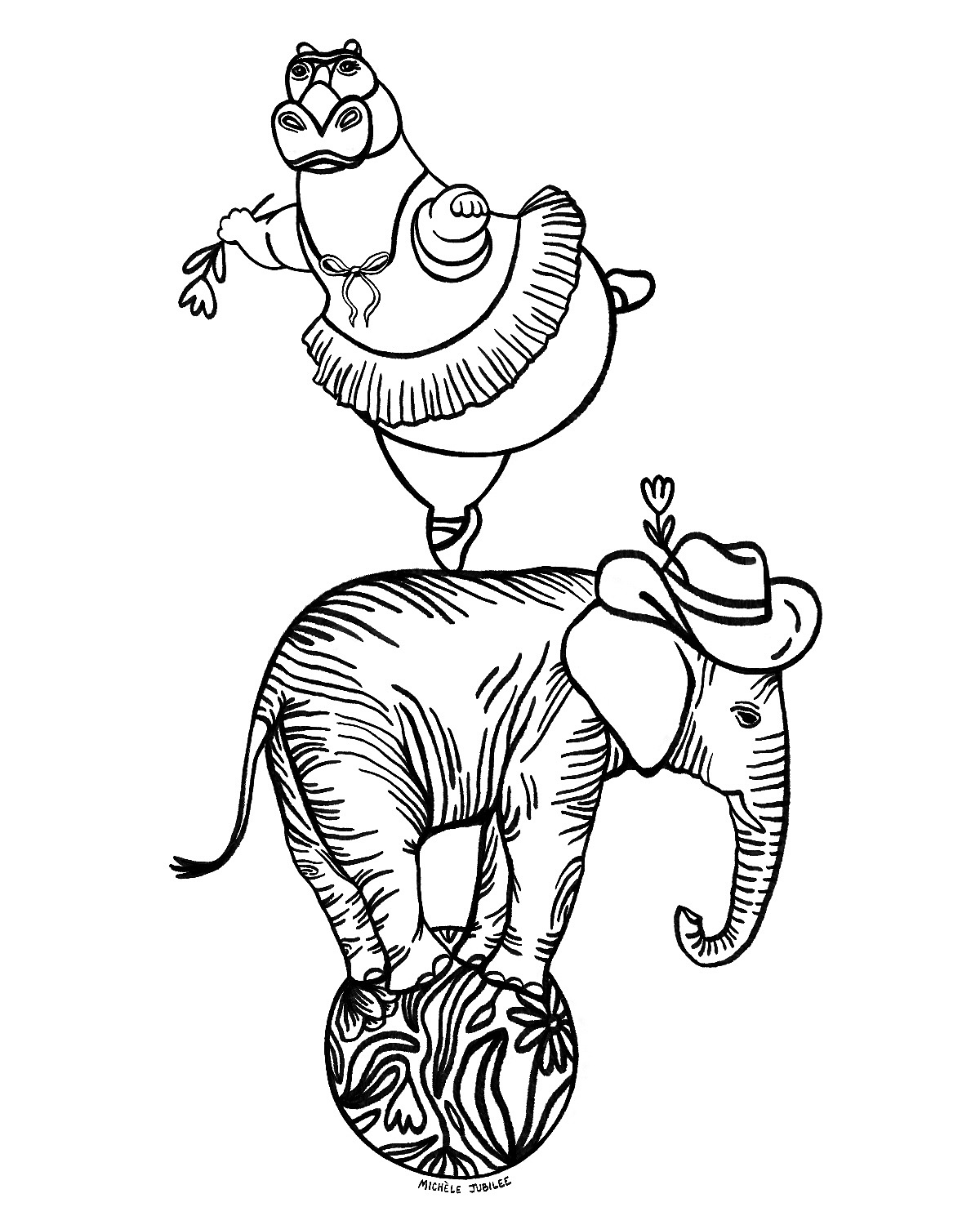 Inktober days 8+9 ~ reckless + heavy
🎪🐘🦛🩰🎀🌷💞❣️
I’m having fun combining prompts 😚 shout out to my cousin @mariecelestek for the cute idea
#inktober #inktober2025 #inkdrawing #blackandwhite #penandinkdrawing #artbymichèlejubilee #inktober2025heavy