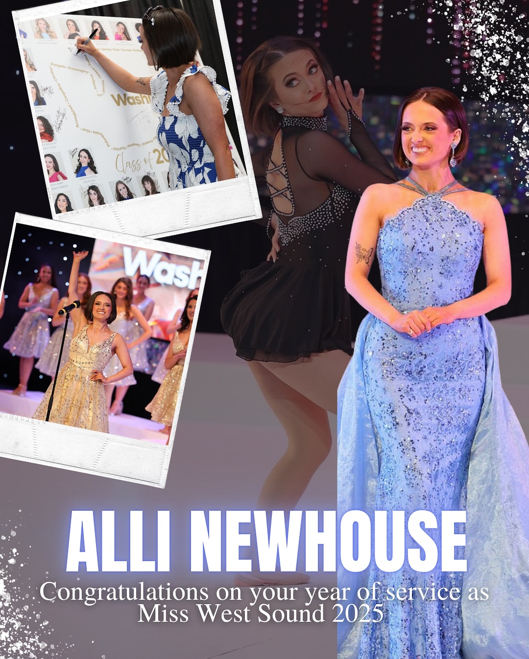 Congratulations to the Miss West Sound team on their year of service! Swipe to see @_alli_newhouse_ , @millie.esparza, @psychosis.333, and @reynablackwood23. They crowned their successors on Sat. October 4th at Central Kitsap Performing Arts Center. We can’t wait to see what’s next for this fantastic crew! #missamerica #misswashington #misswestsound #localcompetition #pageant #pageantseason