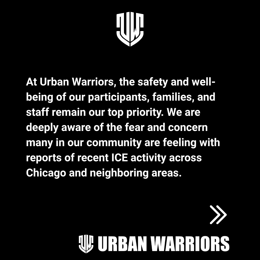 Our participants and their families are the most important part of the work we do.
We’re aware of ICE activity in Chicago and are taking steps to protect our youth, families, and staff.
Read our full statement and follow @icirr_il for further resources.