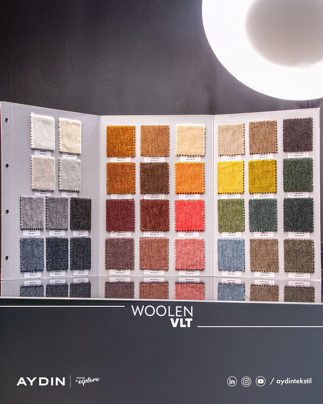 Discover the perfect blend of tradition and innovation with our Woollen Velvet. Made with recycled materials and featuring fine British wool, this fabric offers exceptional performance (35k result) and a soft touch. It’s even hand wash approved for easy care! Bring sophistication and comfort into your home. 🏡
#AydinTextil #WoollenLove #EcoFriendlyFabric #FabricInnovation #HandWashable #DesignInspiration #TextileArt