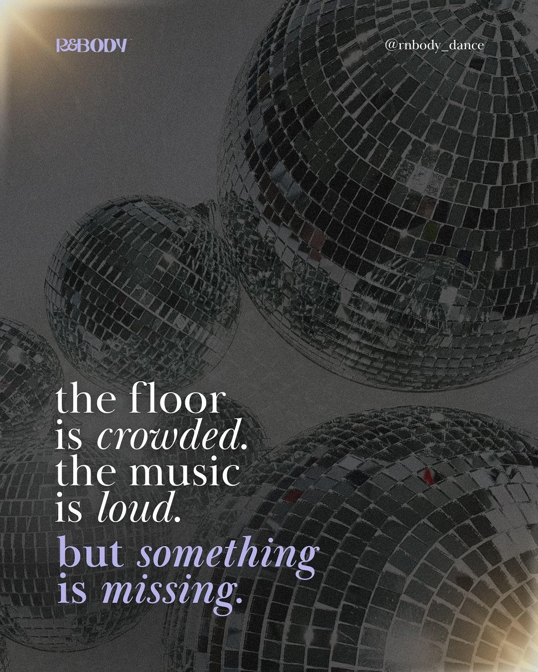 R&Body is a space to move, connect, and feel.
Born from R&B and the roots of partner dance, it’s about rhythm, presence, and joy. ✨
Each class is an invitation to listen with your body, to play with connection, to celebrate together.
No partner needed. Always beginner-friendly. Always a safe space.
With vision from @angelaquach, movement from @wareameye, branding from @thedestinylab, and a home at @cultureshock.trainingacademy, R&Body is just getting started. 🌹
#sandiego #rnbody #thedestinylab