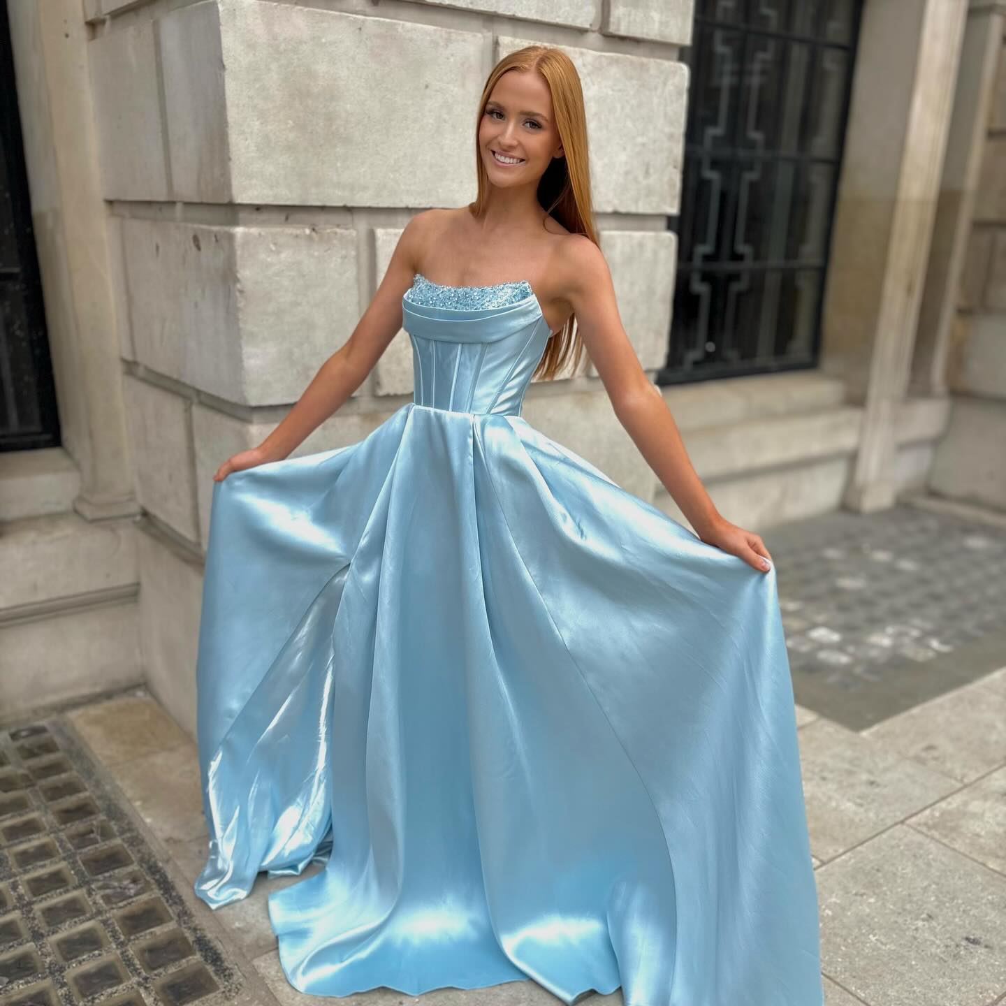 She’s MARGOT and she’s ✨POPULAR✨
A sleek satin skirt, super fitted bodice and subtle sparkle, no wonder she’s been chosen so many times this week.
We are soooo grateful for the amount customers who have visited/booked with us, we thrive being busy and it’s the most magical feeling helping you find your dream dresses 🥹
Thinking of visiting? There’s no better time to come and see us, but do ensure you have a booking as demand is higher than ever.
See you soon 💕