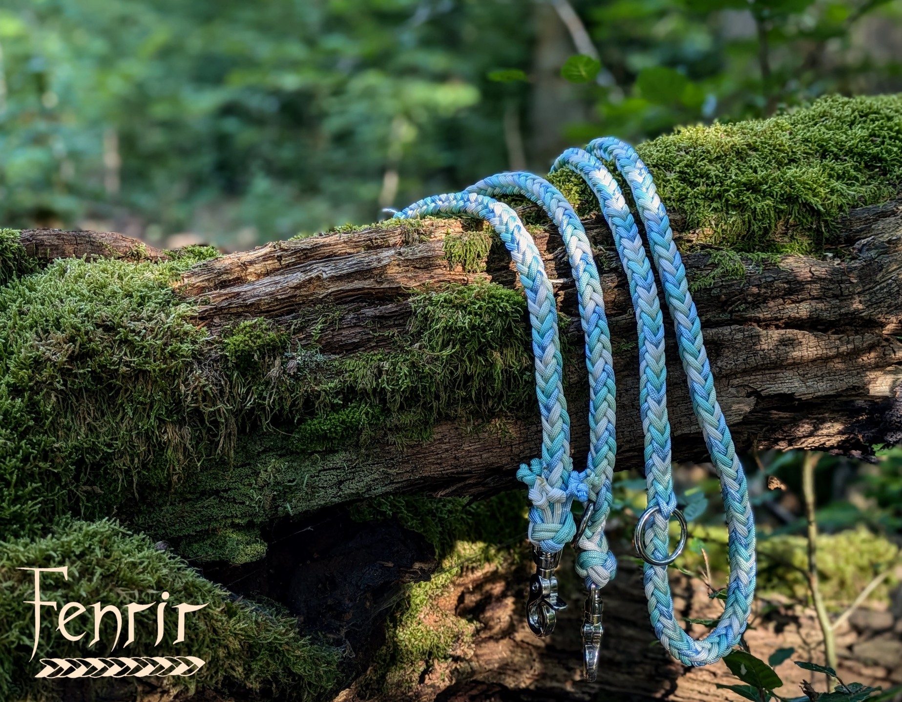 💫Zauberwald💫
#hundeliebe #hundeleine #paracord #hellblau #weiß #handmadewithlove #smallbusiness #wald #waldspaziergang #fenrirhandmade