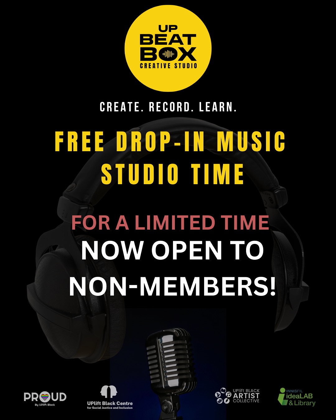 🌟 Step Into the Studio! 🎶
We’re excited to announce our Wednesday drop-in sessions are now open to non-members for a LIMITED TIME! Whether you’re an experienced musician or just curious, this is your chance to unleash your creativity. Enjoy access to professional equipment and supportive guidance in a safe, inclusive space.
Meet fellow local artists, learn together, and grow your sound! 🎤✨
Work with an experienced engineer!
Happening EVERY WEDNESDAY at @innisfilidealab from 5pm to 8 pm
To book a time slot please click our link in our bio to book your FREE session ! (you will need to create an encounter on our site first, then you will be given access to book! )
Free and open to all. Join us and let your creativity flow! 💫
#CreativeCommunity #MusicInspiration #DropInSessions