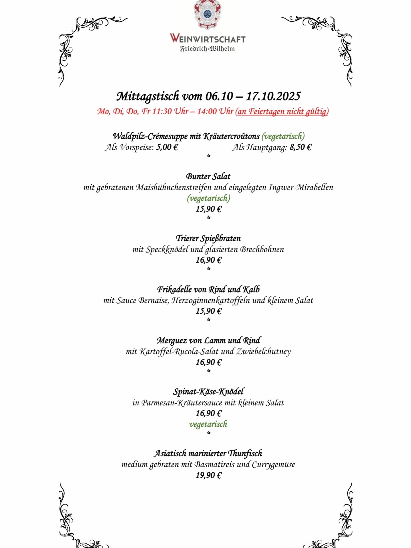 #lunch #lunchtime🍴 #lunchbreak #essenintrier #essenundtrinken #essenmachtglücklich #essengehen #frischgekocht #weinwirtschaft #weinwirtschafttrier #weinwirtschaftfriedrichwilhelm