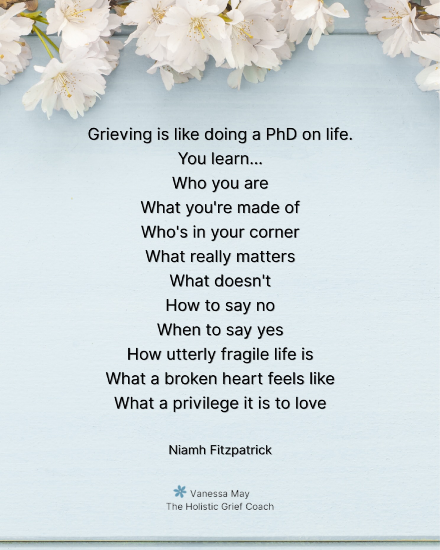Grief is a steep learning curve - and not one that’s welcome. But many believe we’re here to learn, to grow and that grief is part of that growth. That doesn’t mean we won’t rebel against the ‘course’ we’re on here at ‘earth school’. Grief teaches us many things - it strips away the superficial, we learn things about ourselves we didn’t know before, and about life, death and what comes next. And how fragile life is 🩶
.
#griefteachesus #earthschool #griefandlove #griefquotes #griefcommunity #griefshare #bereavedmother #widow #lossofalovedone #lossofachild #lossofapartner #lossofaparent #griefishard