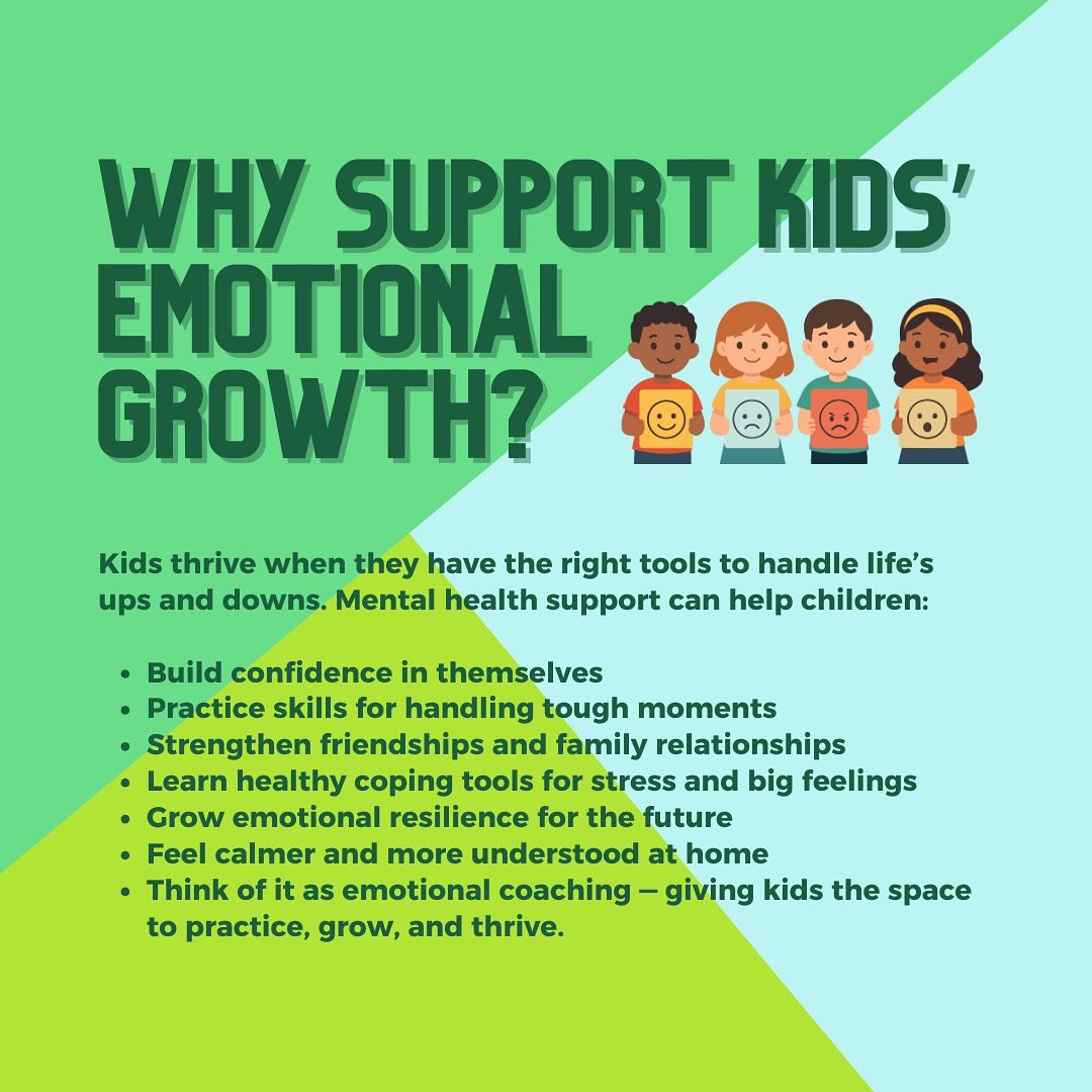 Why Support Kids’ Emotional Growth? 🌱
Kids thrive when they have the right tools to handle life’s ups and downs. Mental health support gives them space to practice, grow, and thrive — kind of like emotional coaching!
Here’s what it helps them do:
💬 Build confidence in themselves
🧠 Practice skills for handling tough moments
🤝 Strengthen friendships and family relationships
🌈 Learn healthy coping tools for stress and big feelings
💪 Grow emotional resilience for the future
🏡 Feel calmer and more understood at home
At ITSCO, we believe emotional growth is just as important as academic growth. Let’s help kids build the tools to thrive — inside and outside the classroom.
#ITSCO #MentalHealthMatters #EmotionalGrowth #SchoolCounseling #Resilience #SupportingKids