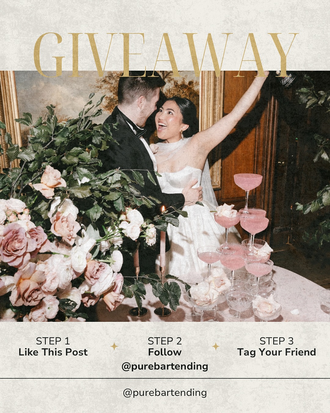 ✨ GIVEAWAY NOW CLOSED ✨
Getting married in Scotland in 2026? 🍾 In collaboration with @tietheknotscotland , Pure Bartending are giving away a Champagne Tower package (worth £300+) - complete with 60 glasses of fizz, glassware, alcohol, and your very own bartender 🥂
To enter:
1️⃣ Follow @PureBartending
2️⃣ Like this post
3️⃣ Tag a friend in the comments (each tag = one entry!)
Winner will be picked at random on 15th October and contacted via DM – make sure to reply within 7 days or we’ll pick again! 💌