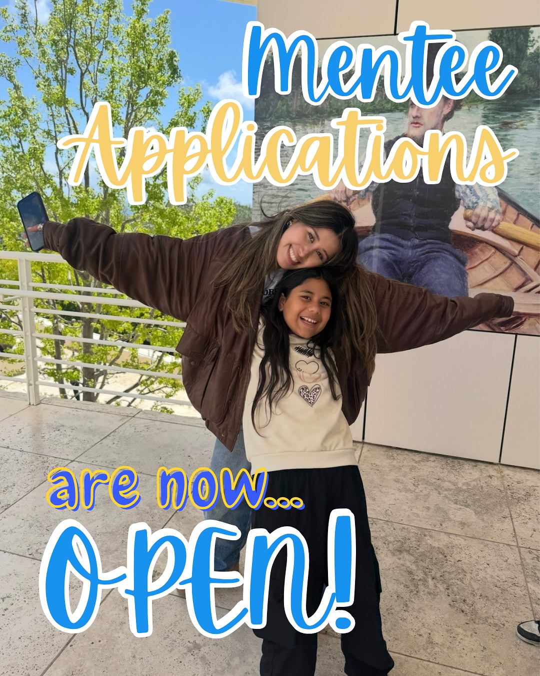 HEY MENTEES!! Mentee applications are now open and can be found on our website, the QR code on the next slide, or the link in our bio!! The deadline is Friday, October 31st at 11:59PM!⚡️