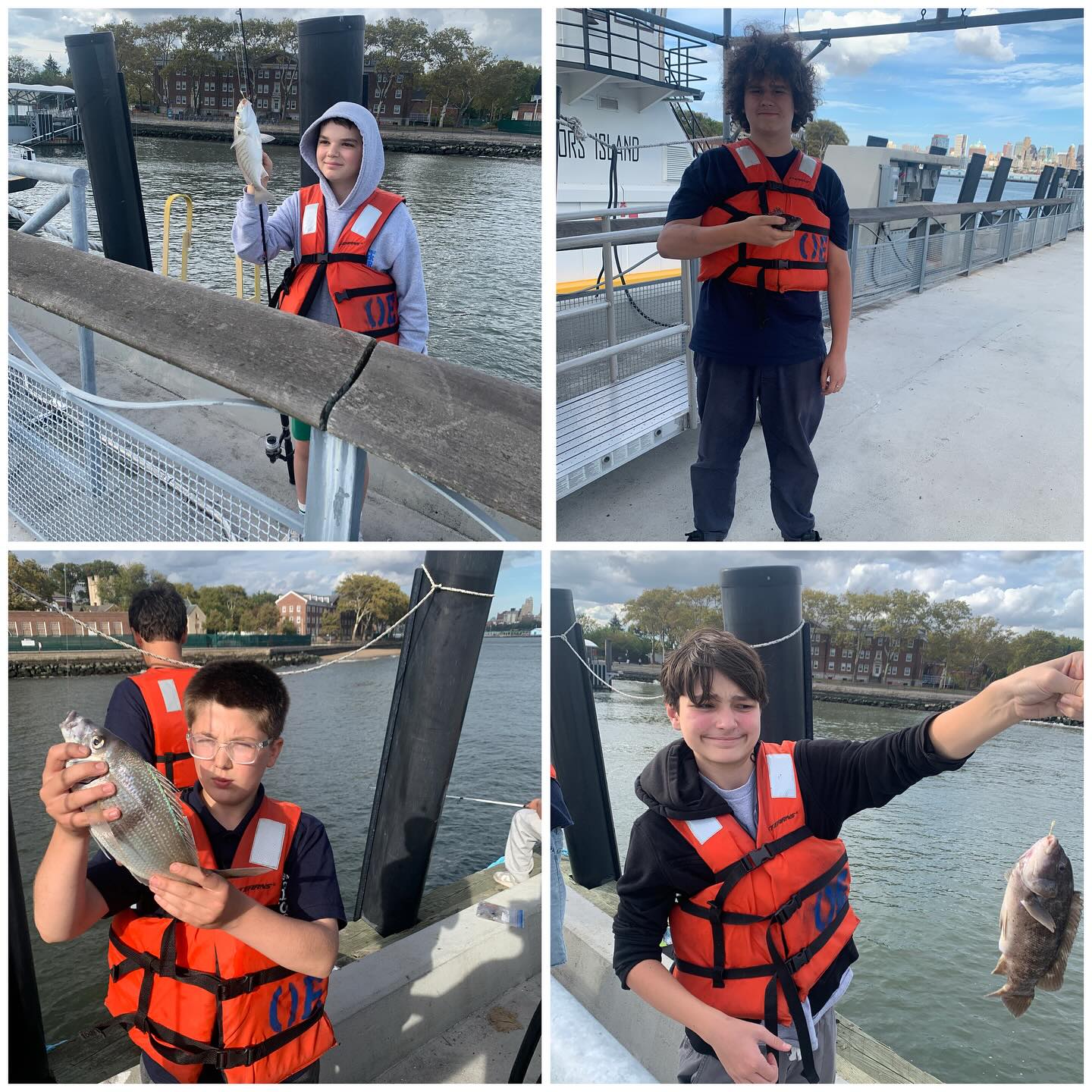 🎣🎣Fish on! First day of fishing club. Thank you @harborschoolpta for your support! #harborup ——💥