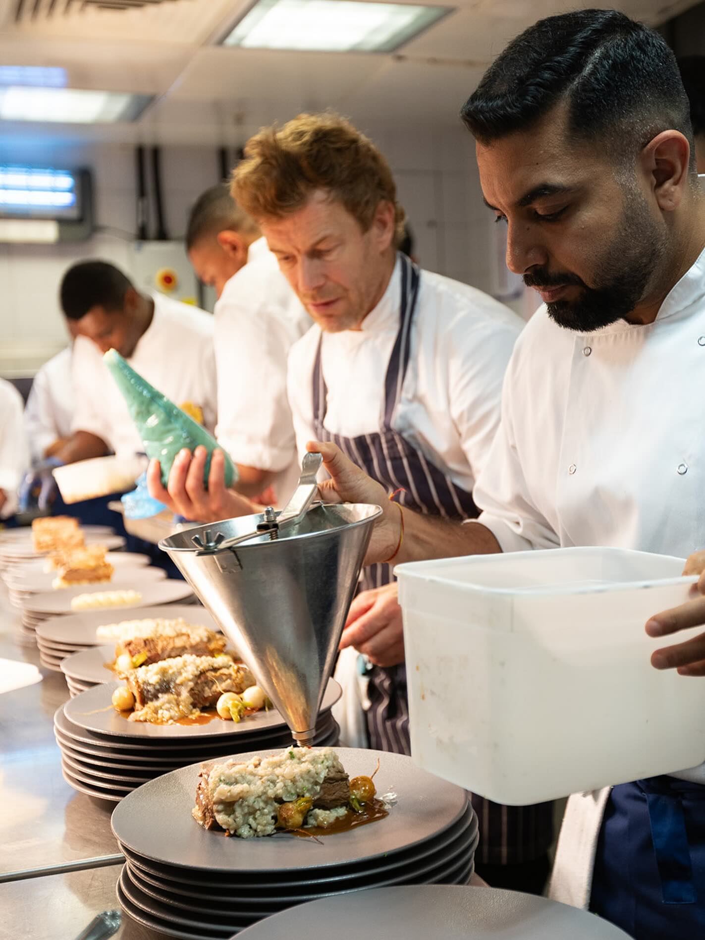 Last Monday marked the fifth year of the Cook & Dine fundraising lunch for Only A Pavement Away in London with @tomaikens - where we flip the tables and have senior pub and restaurant executives serving 340 guests lunch all for an incredible cause.
The hospitality industry truly came together in full force to make a difference.
Our managing partner was a co-founder of the event and had emceed every year. This year they raised a whopping £73,741 which helps the charity rebuild lives through employment in hospitality.